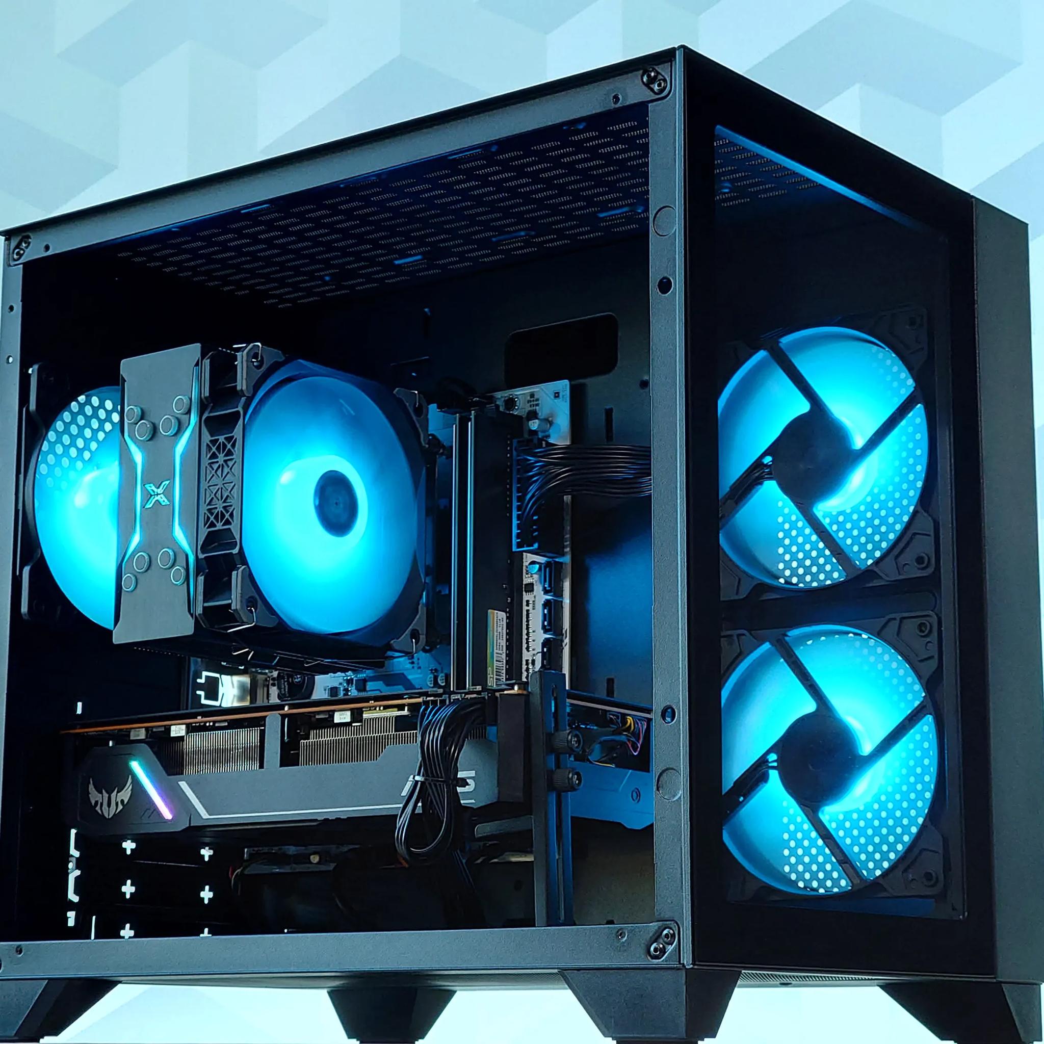 🩸🧯Gaming PC🚨AMD RX 5500 XT 8GB🚨AMD Ryzen 5 2600 🚨16GB DDR4🚨500GB SSD NVME