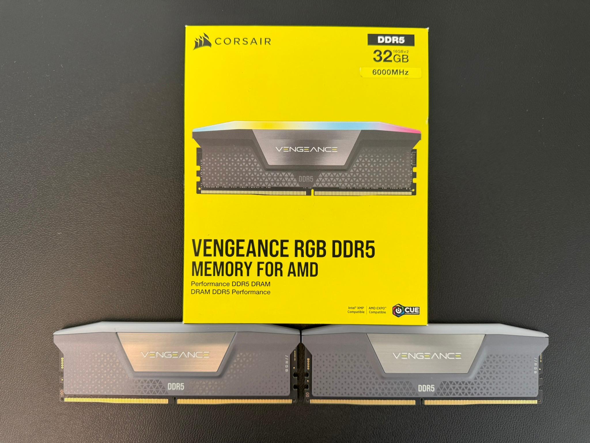 Corsair VENGEANCE DDR5 32GB 6000MHz New CORSAIR Vengeance RGB 32GB 