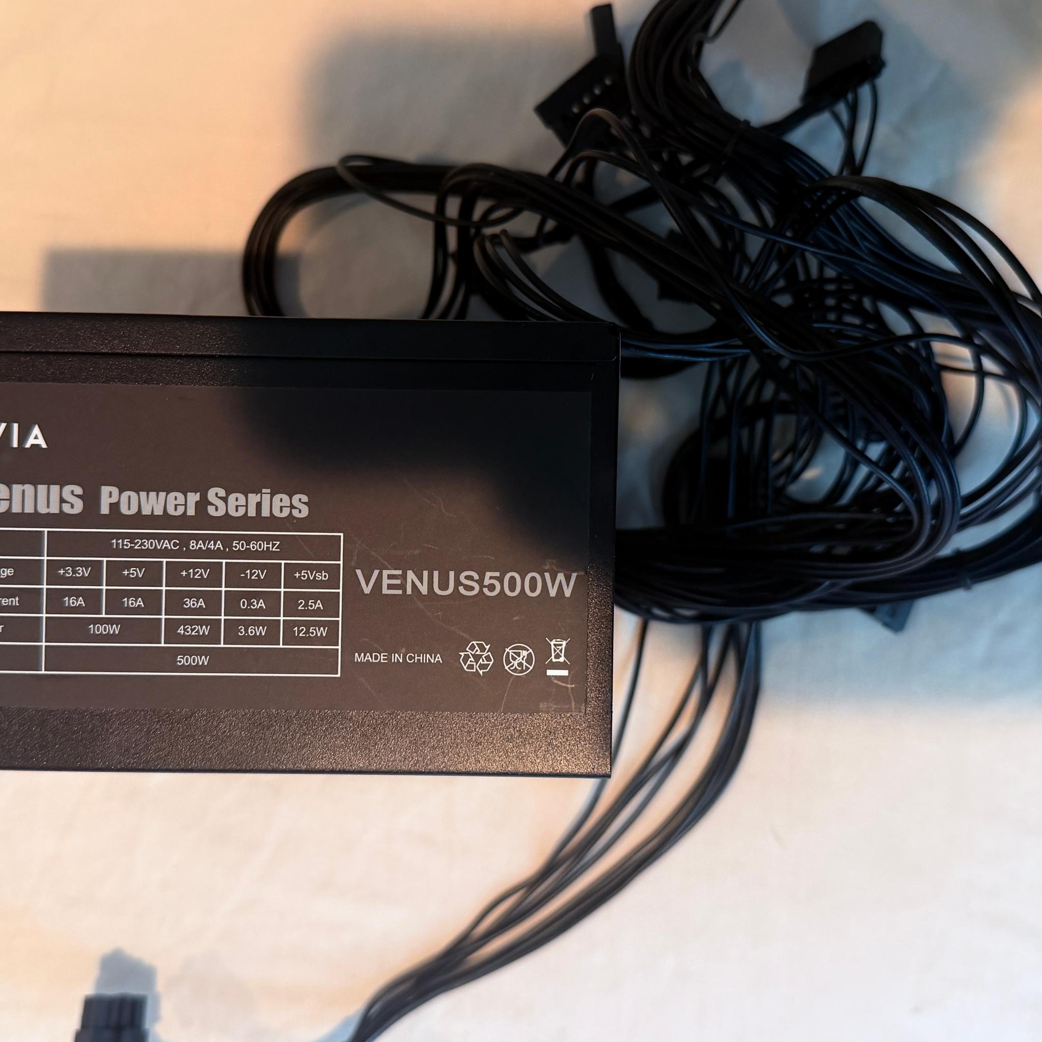 Apevia Venus 500W Power Supply (VENUS500W) ATX Non-Modular