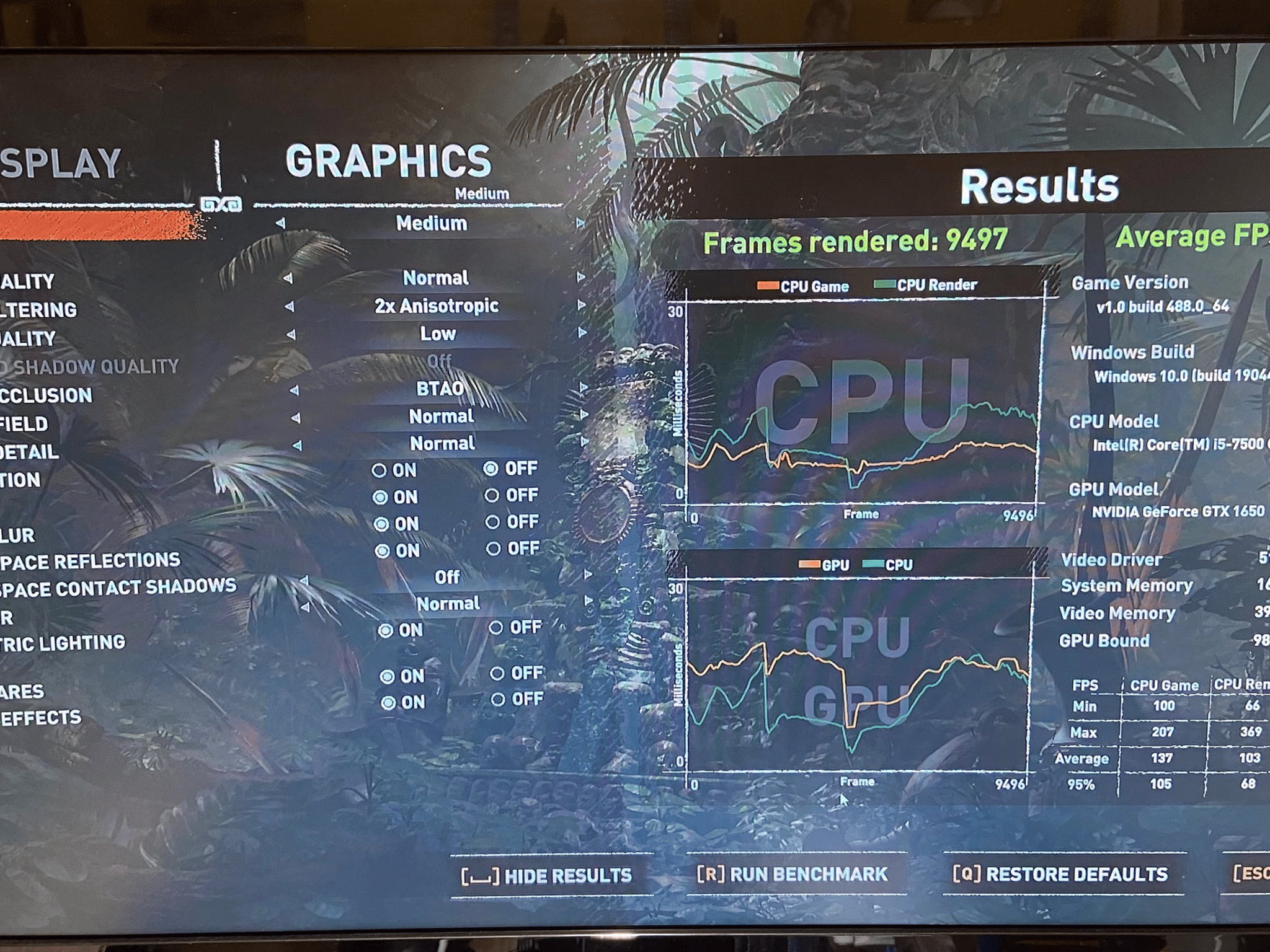 1080p/60+ FPS Gaming PC (i5-7500/GTX1650/16GB DDR 4/1TB m.2 drive