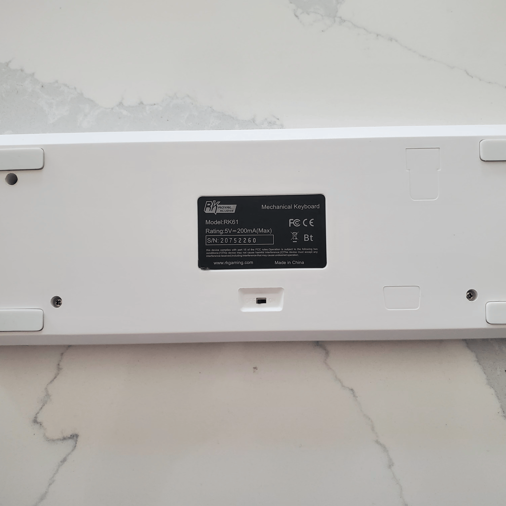 RK61 PCB and Backplate (READ)
