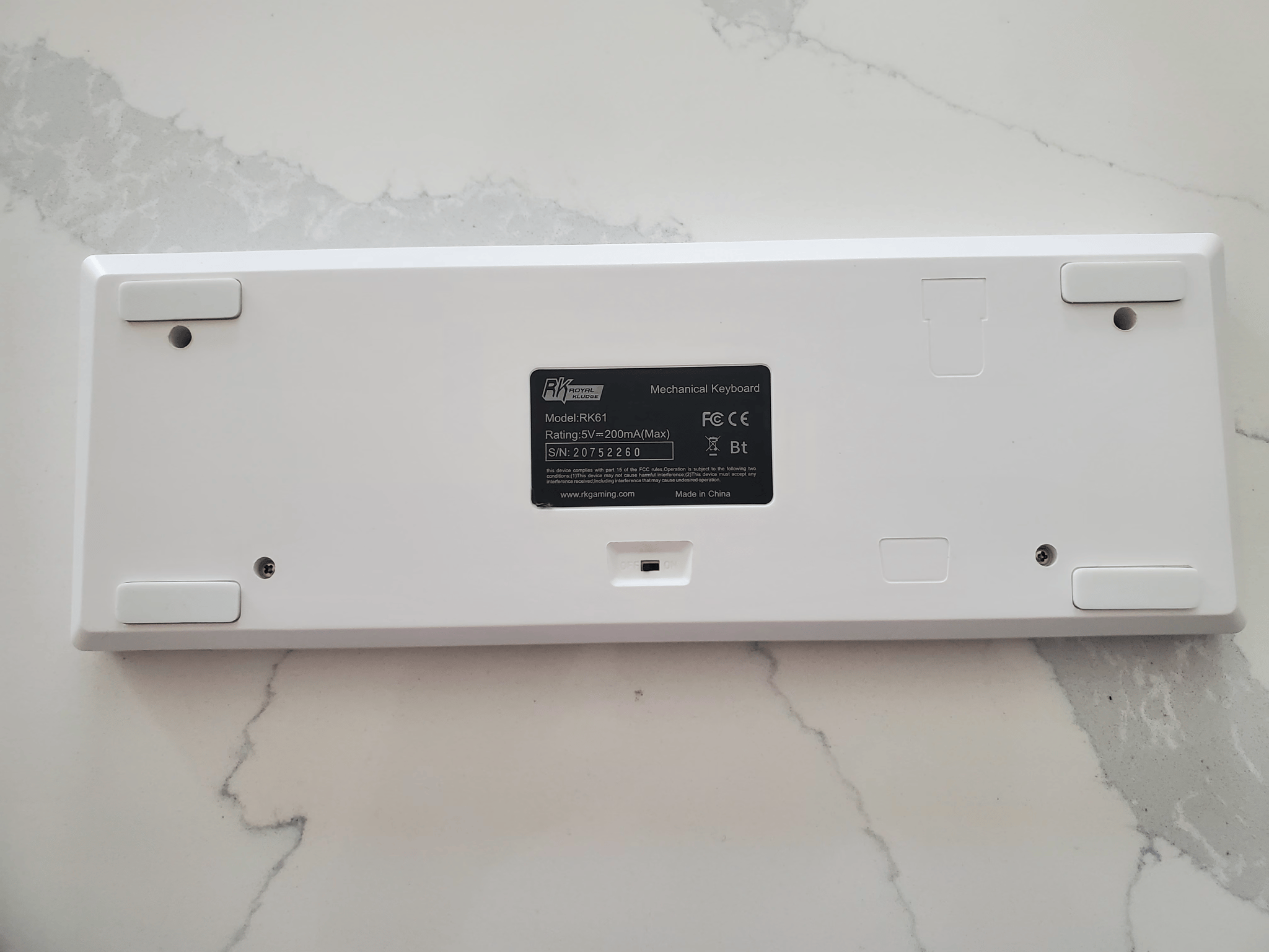 RK61 PCB and Backplate (READ)