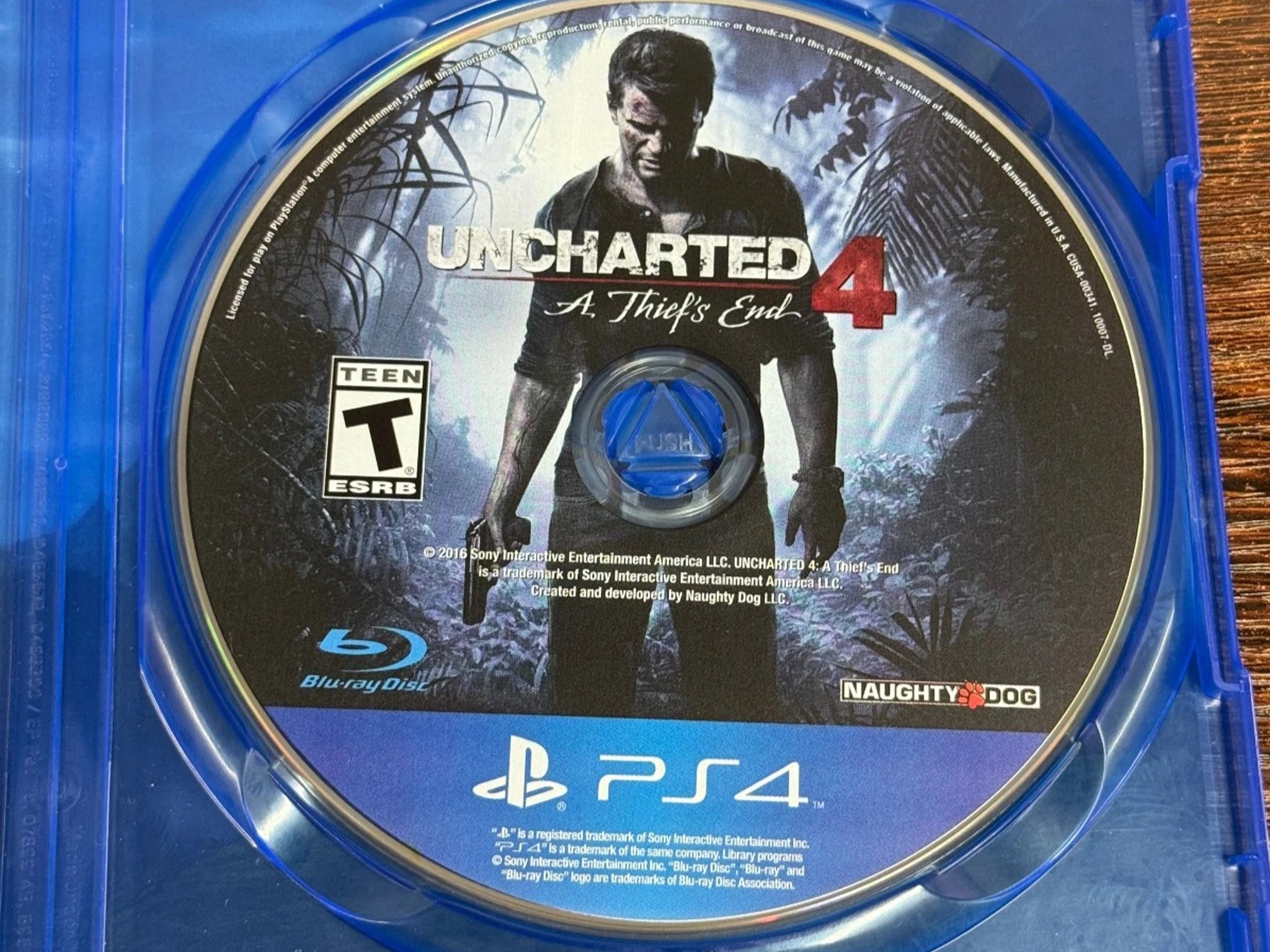 Uncharted 4: A Thief's End - Sony PlayStation 4 PS4 - Excellent Condition in Box
