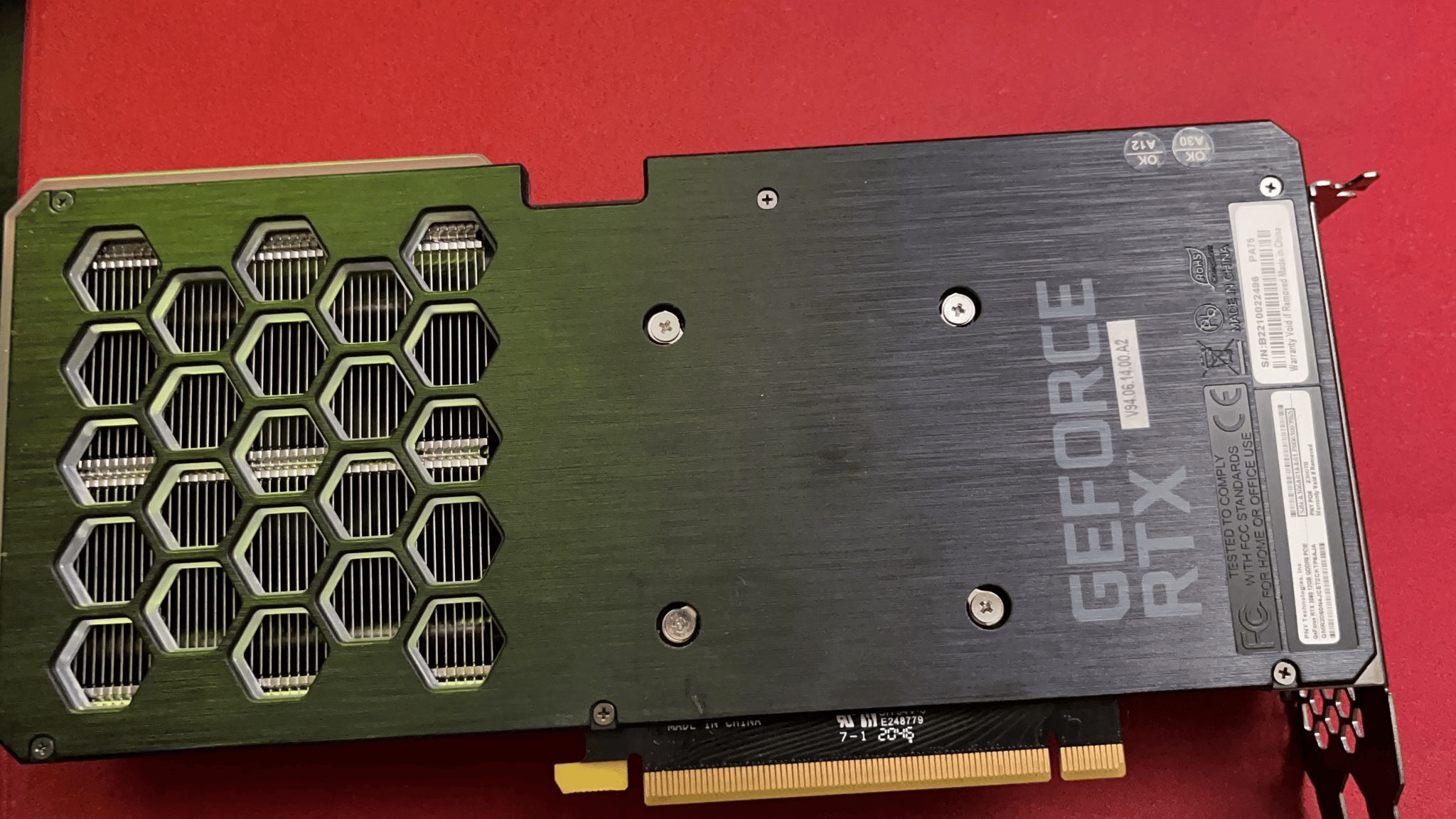 PNY XLR8 3060 LHR GPU
