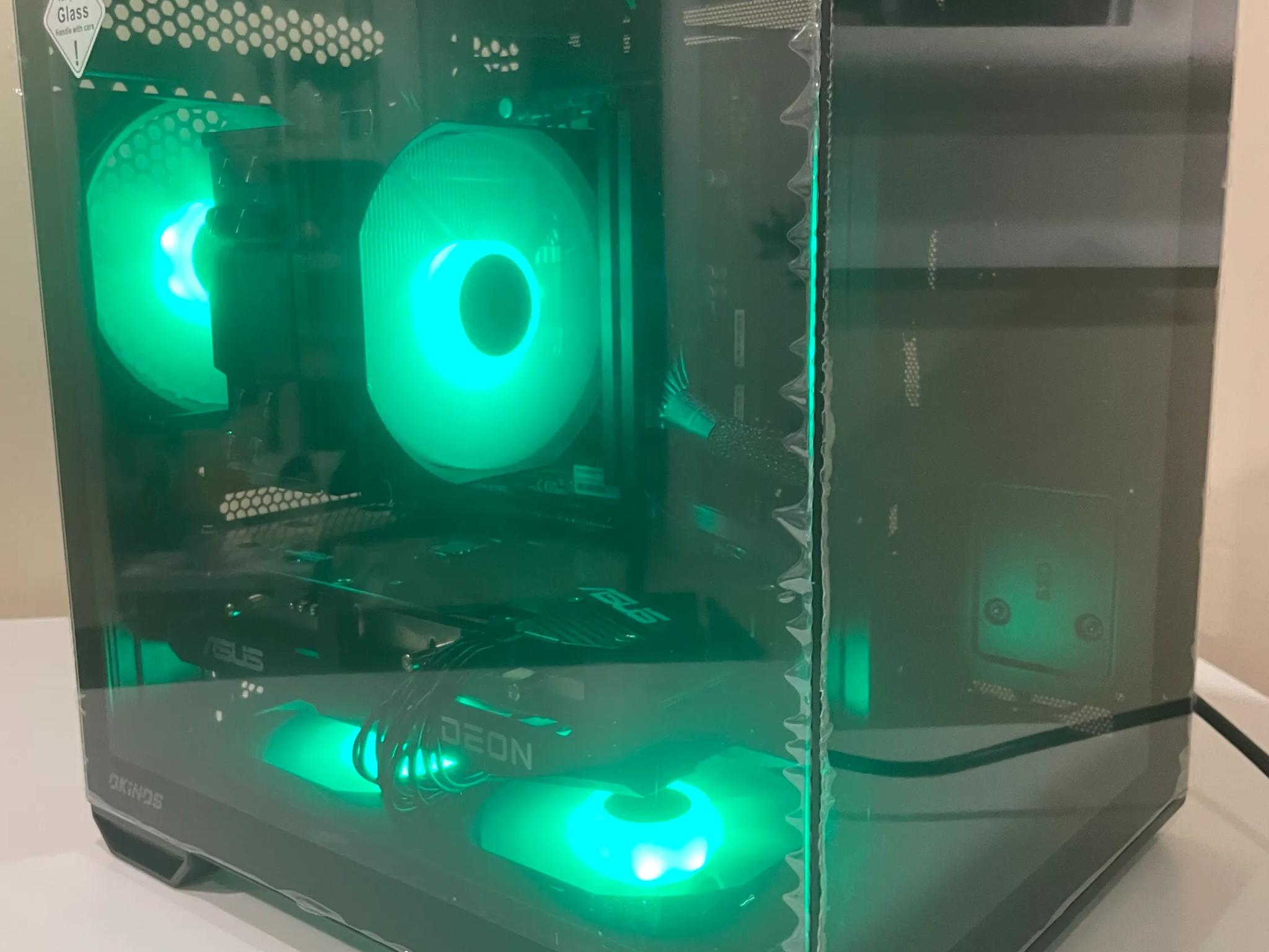 All-Black RGB Gaming PC – Ryzen 5 3600 / RX 6600