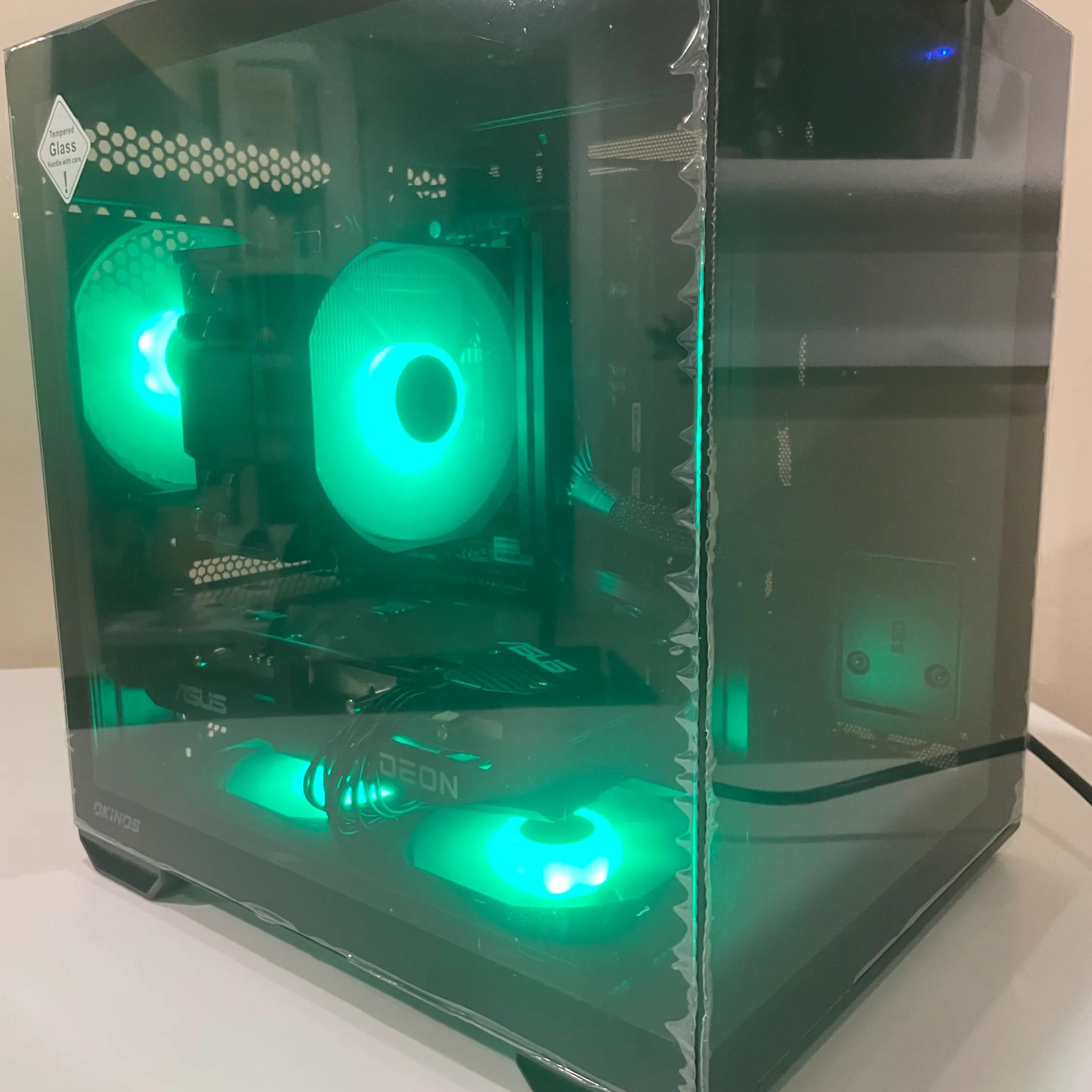 All-Black RGB Gaming PC – Ryzen 5 3600 / RX 6600