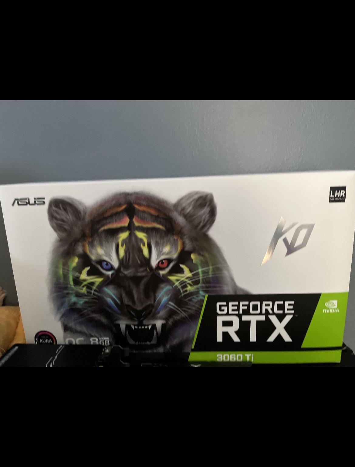 ASUS KO NVIDIA GeForce RTX 3060 Ti V2 OC Edition 8GB GDDR6 Gaming Graphics Card- PCIe 4.0, 8GB GDDR6