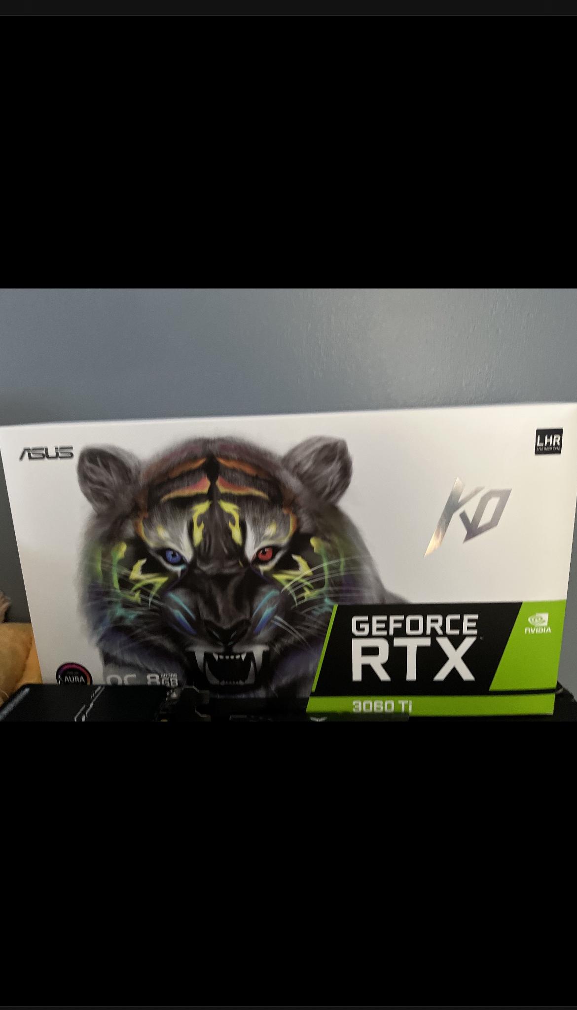 ASUS KO NVIDIA GeForce RTX 3060 Ti V2 OC Edition 8GB GDDR6 Gaming Graphics Card- PCIe 4.0, 8GB GDDR6