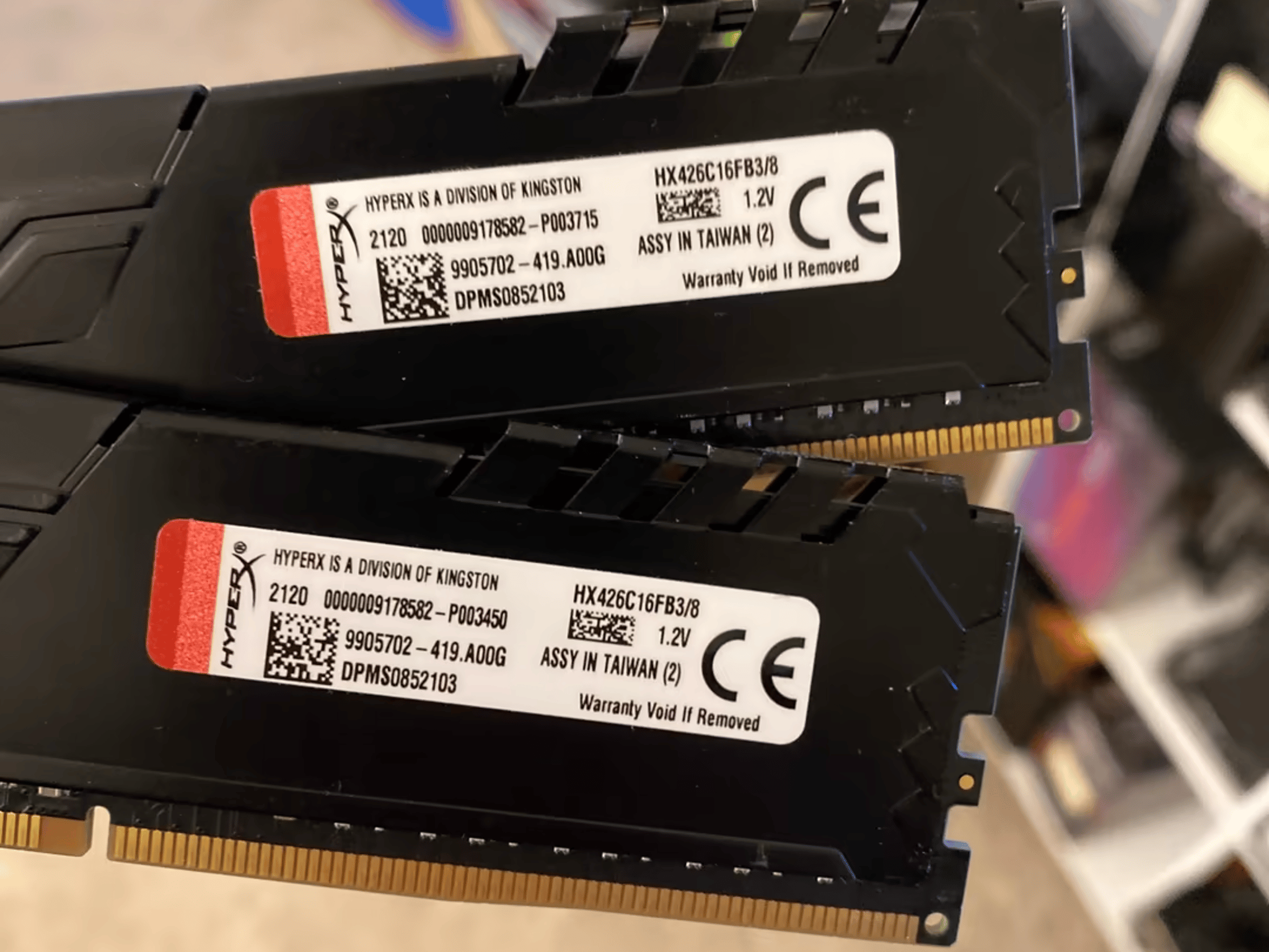 HyperX Fury 16GB (2 x 8GB) 2666MHz CL16 DDR4