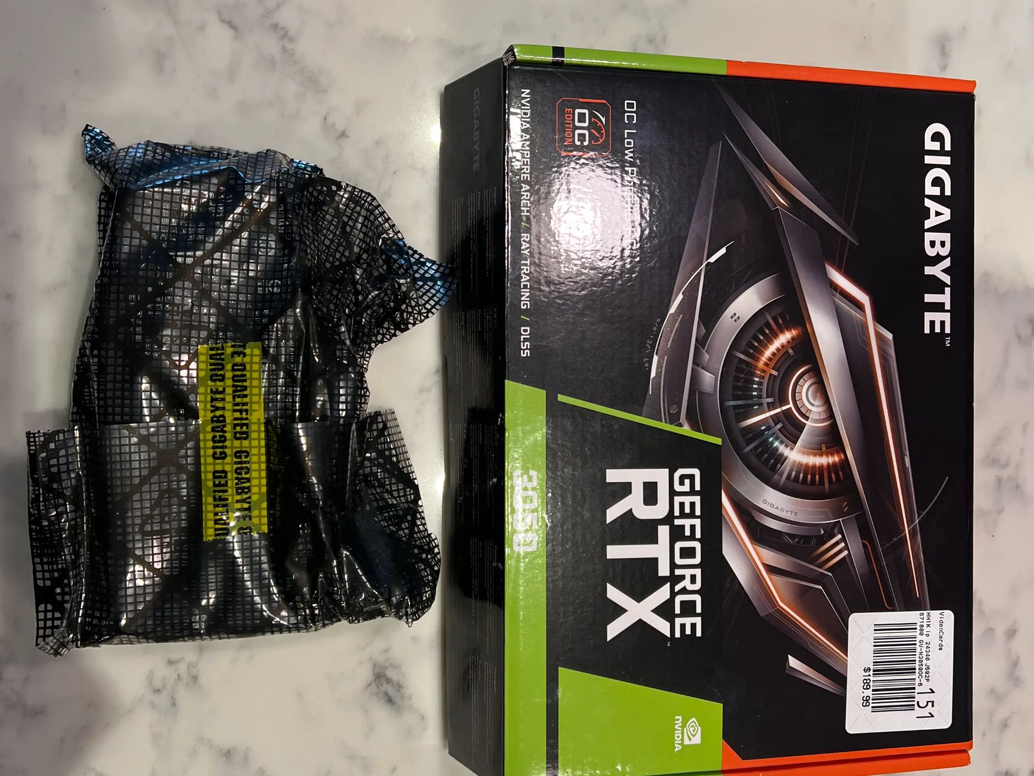 Copy of Gigabyte NVIDIA GeForce RTX 3050 Low Profile Overclocked Dual Fan 6GB GDDR6 PCIe 4.0 Grap...