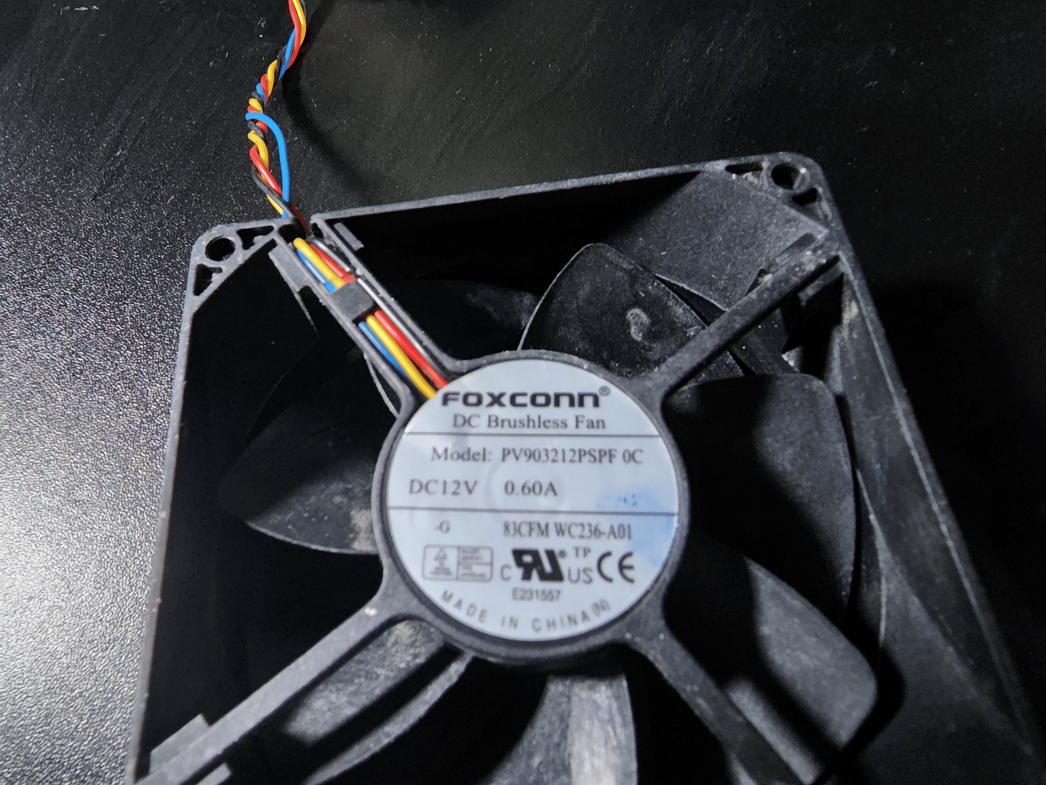  OEM Dell DC 12V 5 Pin Fan 92 x 32 WC236 0WC236 790 990 9020 7020 7010 9010 T1700