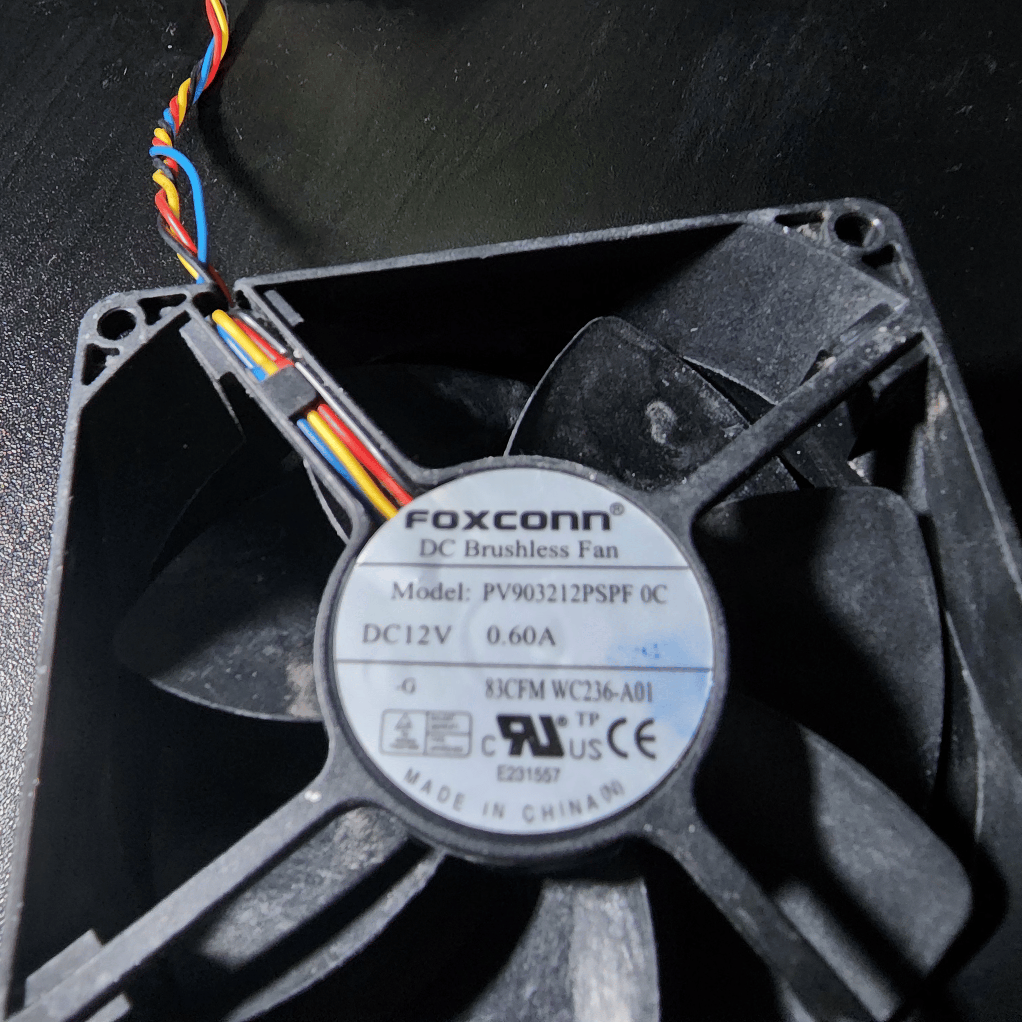  OEM Dell DC 12V 5 Pin Fan 92 x 32 WC236 0WC236 790 990 9020 7020 7010 9010 T1700