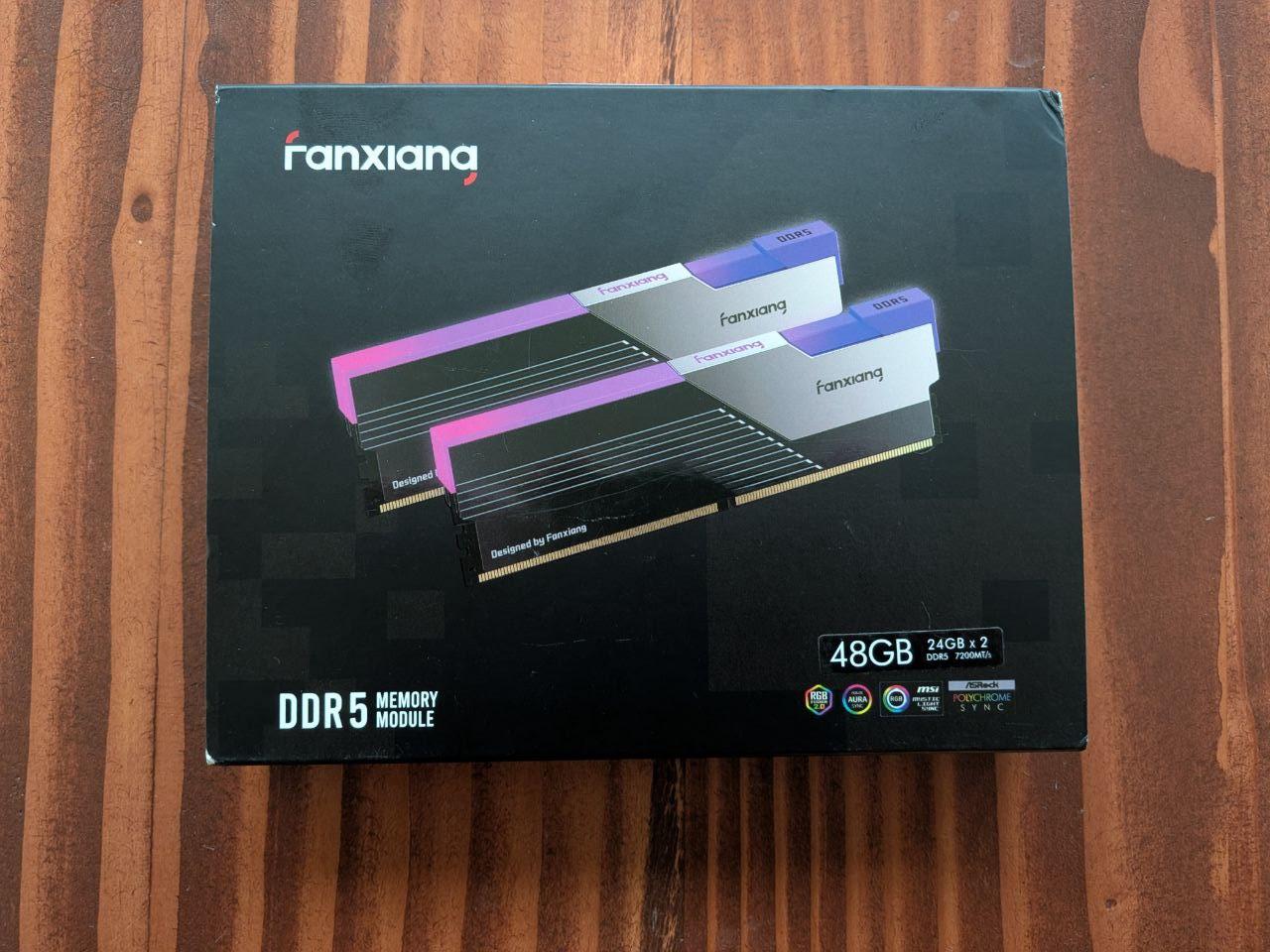 Fanxiang 48GB DDR5 7200MHz CL34