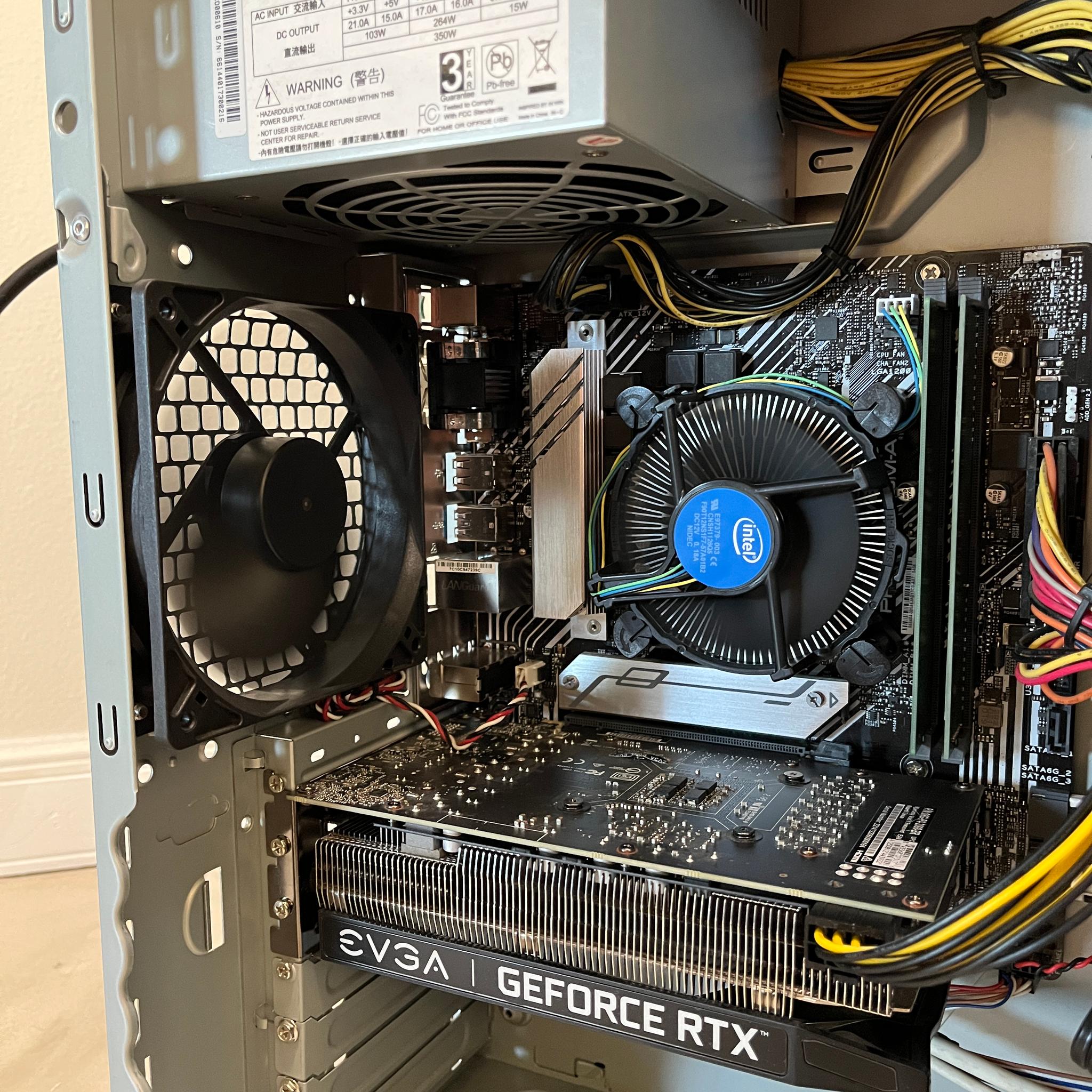 RTX 2060, Intel i3-10100, 16GB RAM, 500GB SSD, Sleeper Gaming PC w/ Wi-Fi & BT