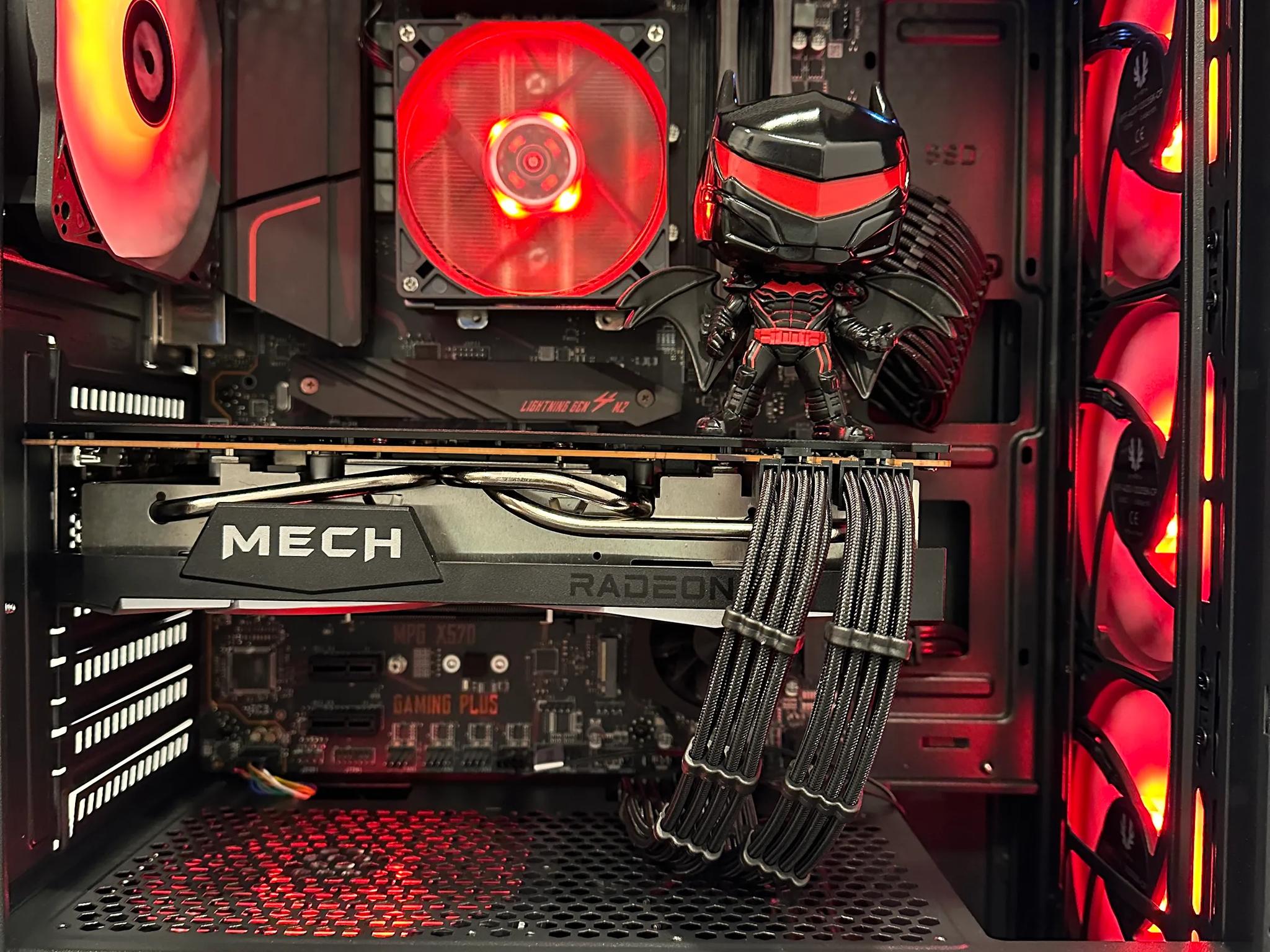 🦇🔴HellBat 🦇🔴||Gaming PC-Ryzen 5 5600 6-Core -AMD RX 6750 XT 8GB-1TB NVME SSD-16GB DDR4 RAM
