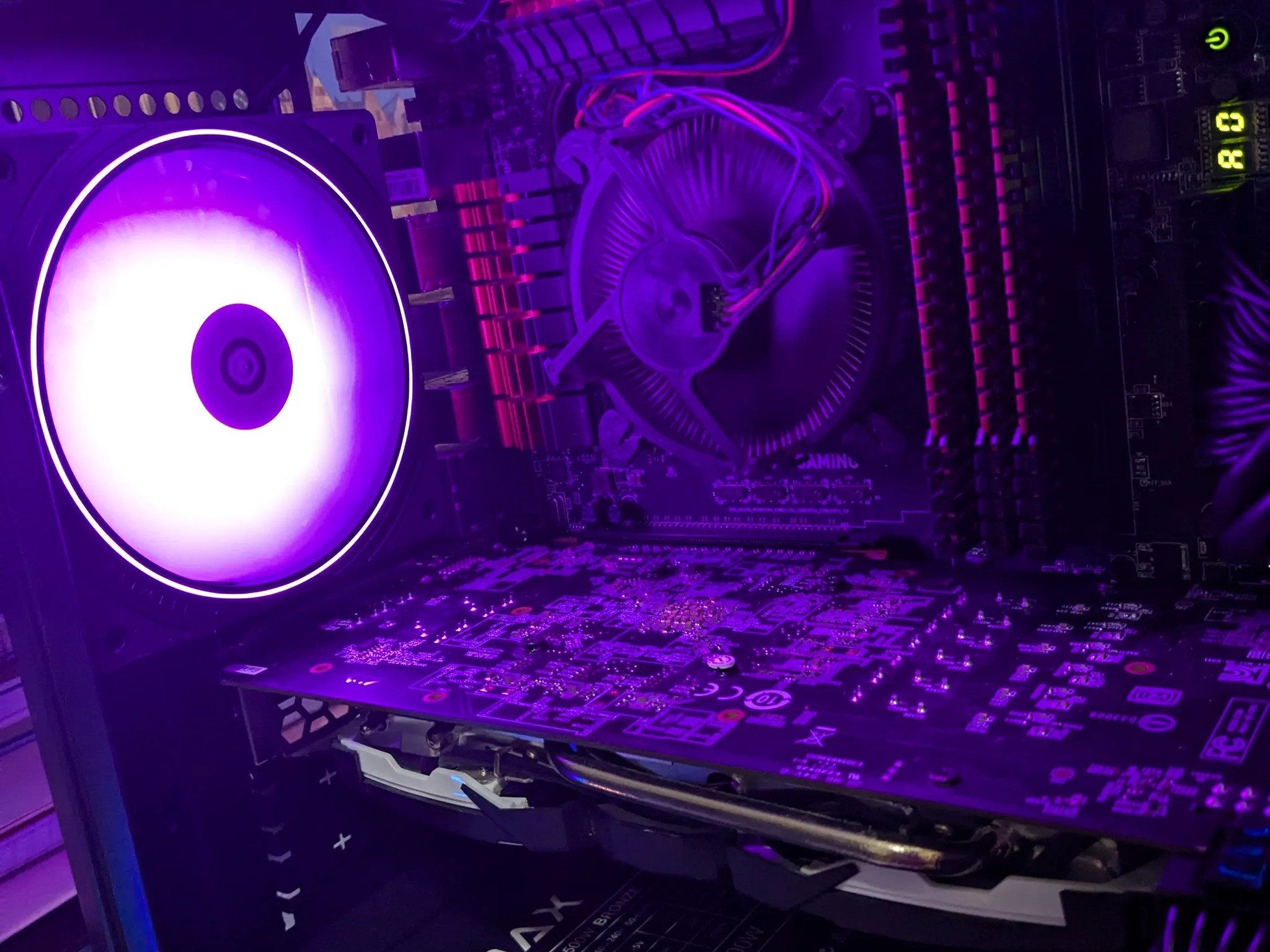 FREE SHIP || Starter Cube || i7-4790, 16GB RAM, RX 480 4GB, 512GB SSD, New PSU, WiFi, RGB, Win10