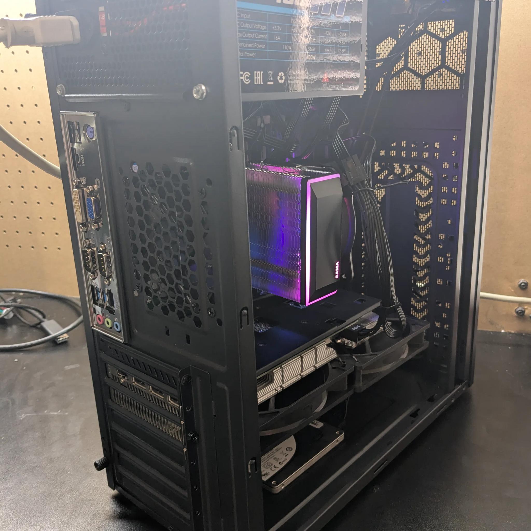 120 FPS Fortnite | 180 Day Warranty | i5 4590, 16GB RAM, 480GB SSD, RX 580 4GB, RGB, Win10, Wifi