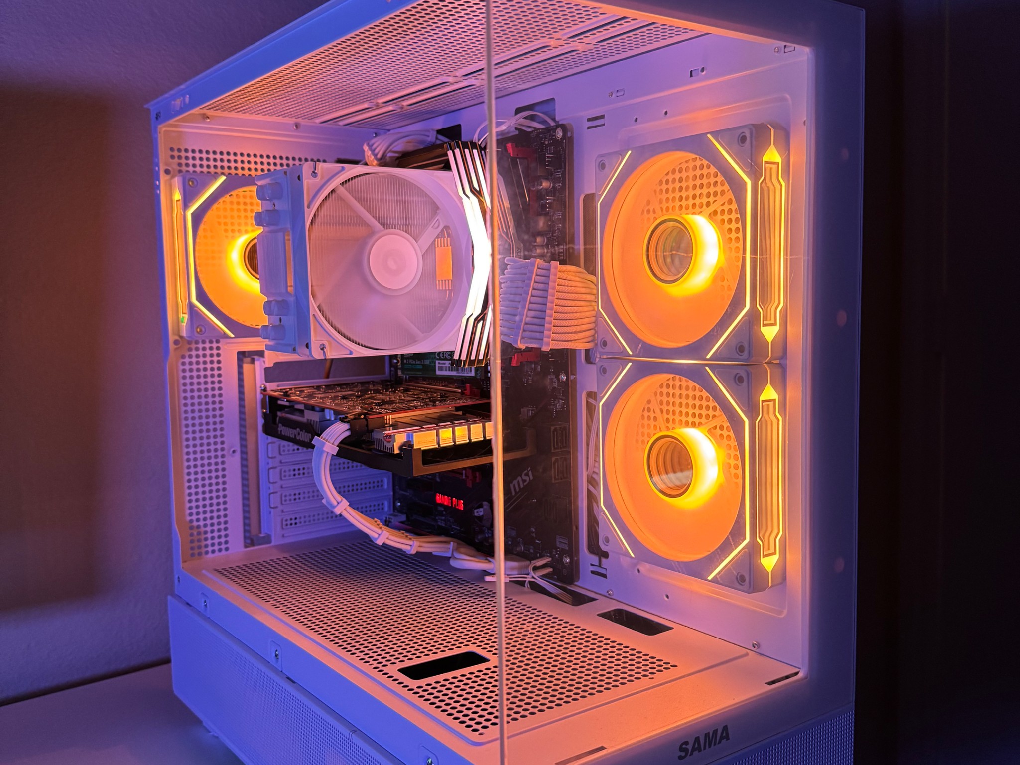Custom Build Gaming PC. AMD Ryzen 7 3700x. 5500XT 8gb Graphics Card. 16 gb Ram.