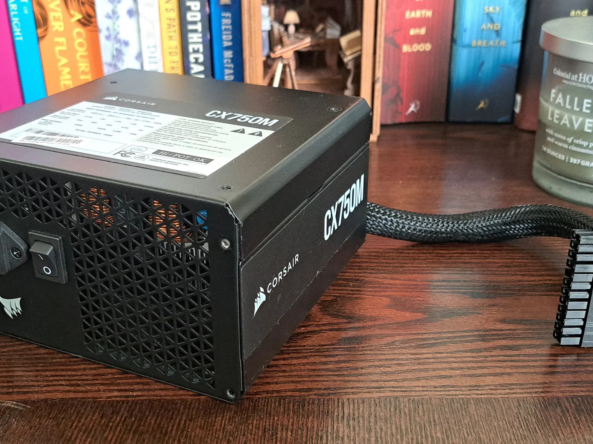 Corsair CX750M PSU, all black, slightly used, good condition.