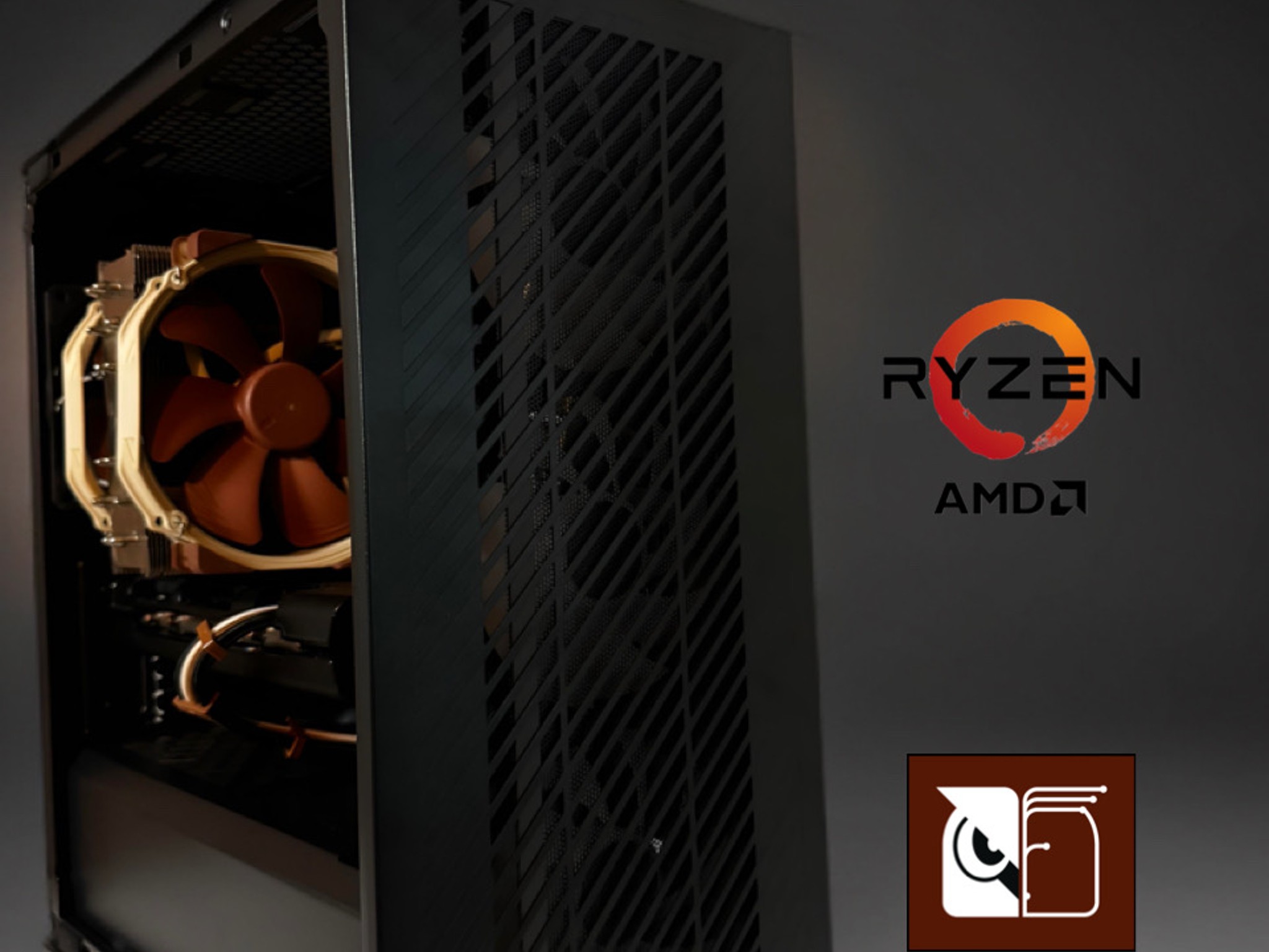 🦉🏴DARKNIGHT🏴🦉| RYZEN 7 2700X | RX 5500XT | 32GB DDR4 | 1TB SSD | BT+WIFI | **NOCTUA EDITION**