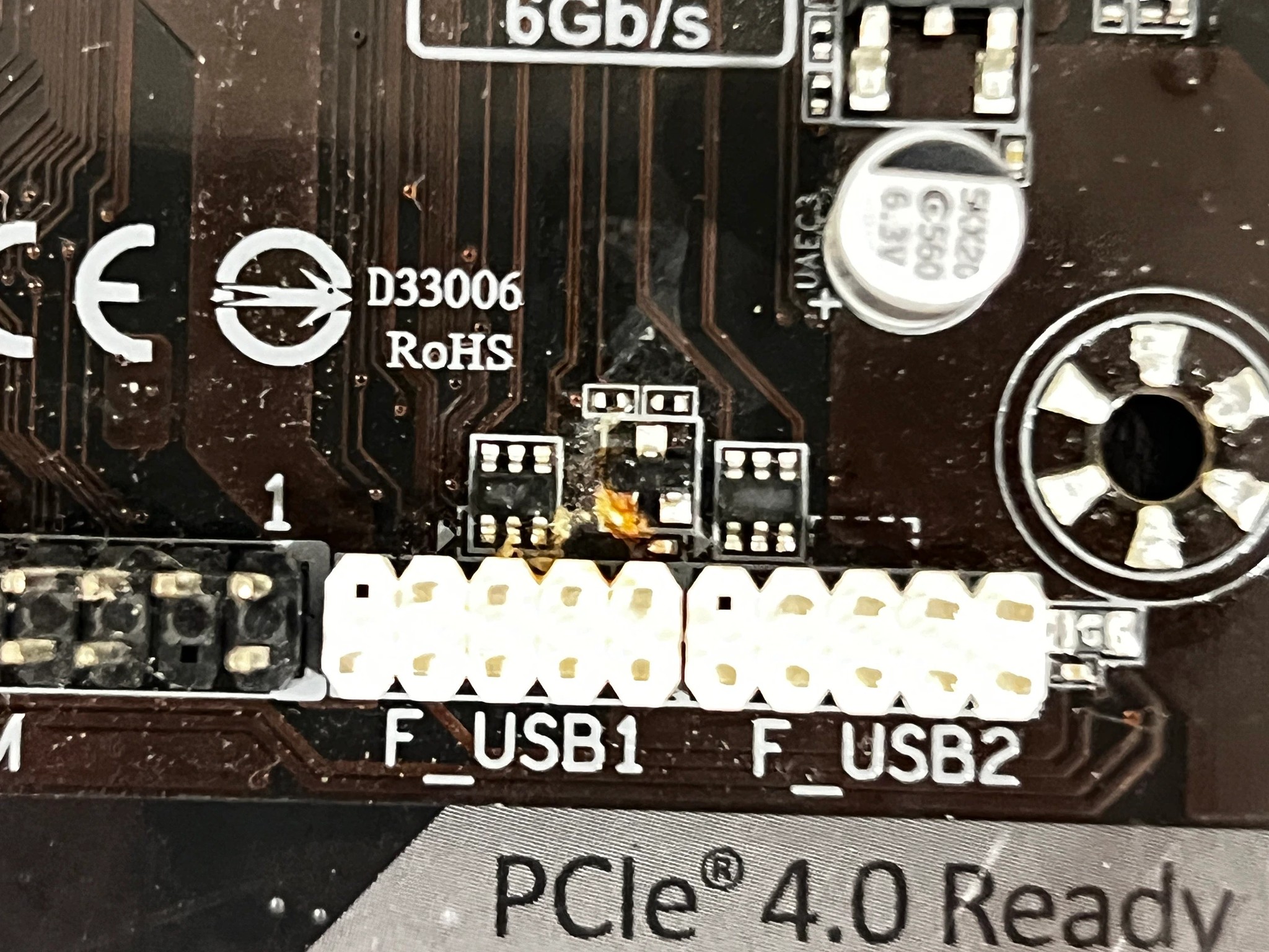 GIGABYTE GA-A320MA-M.2 AM4 (For Parts)