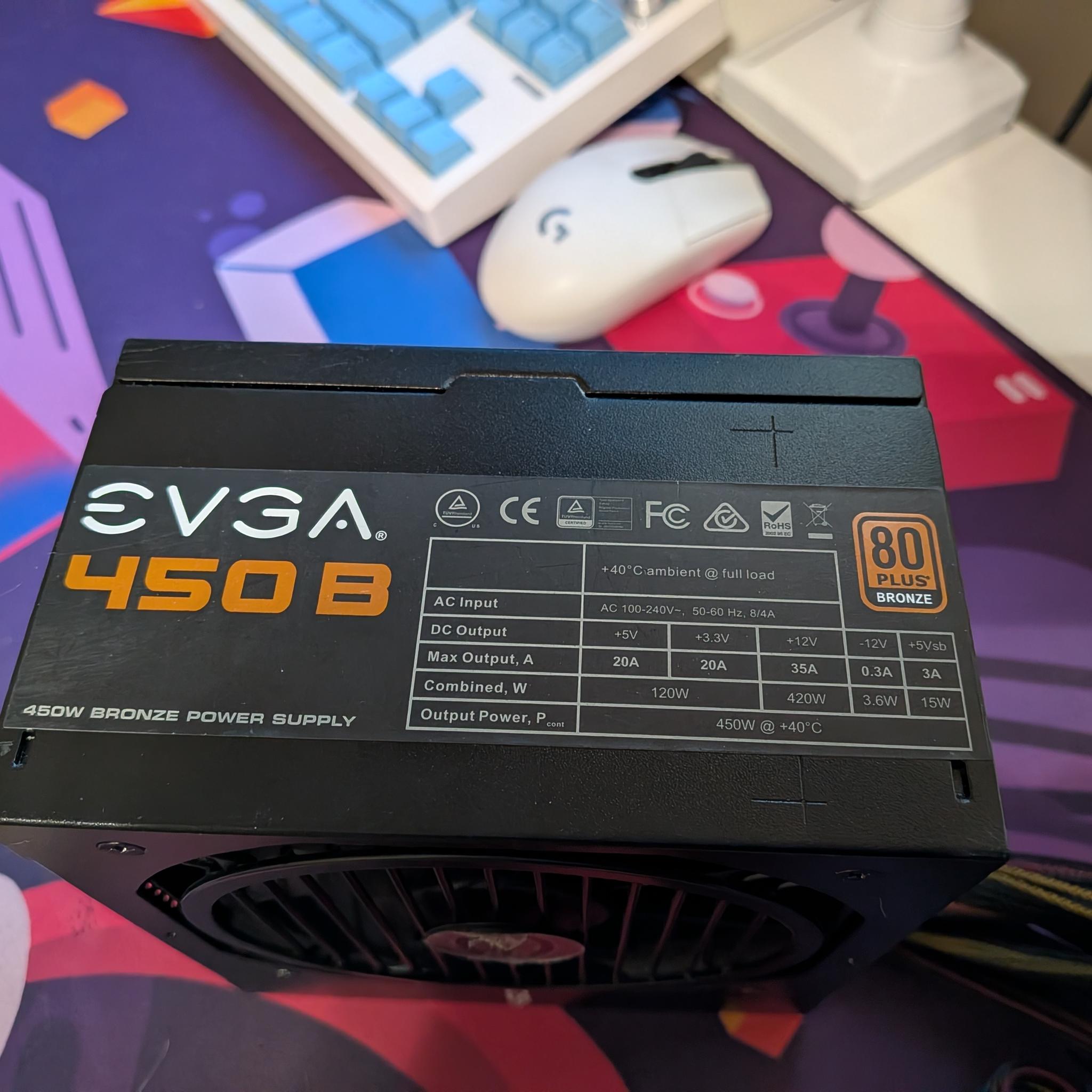 EVGA 450B 80 Plus BronzePower Supply