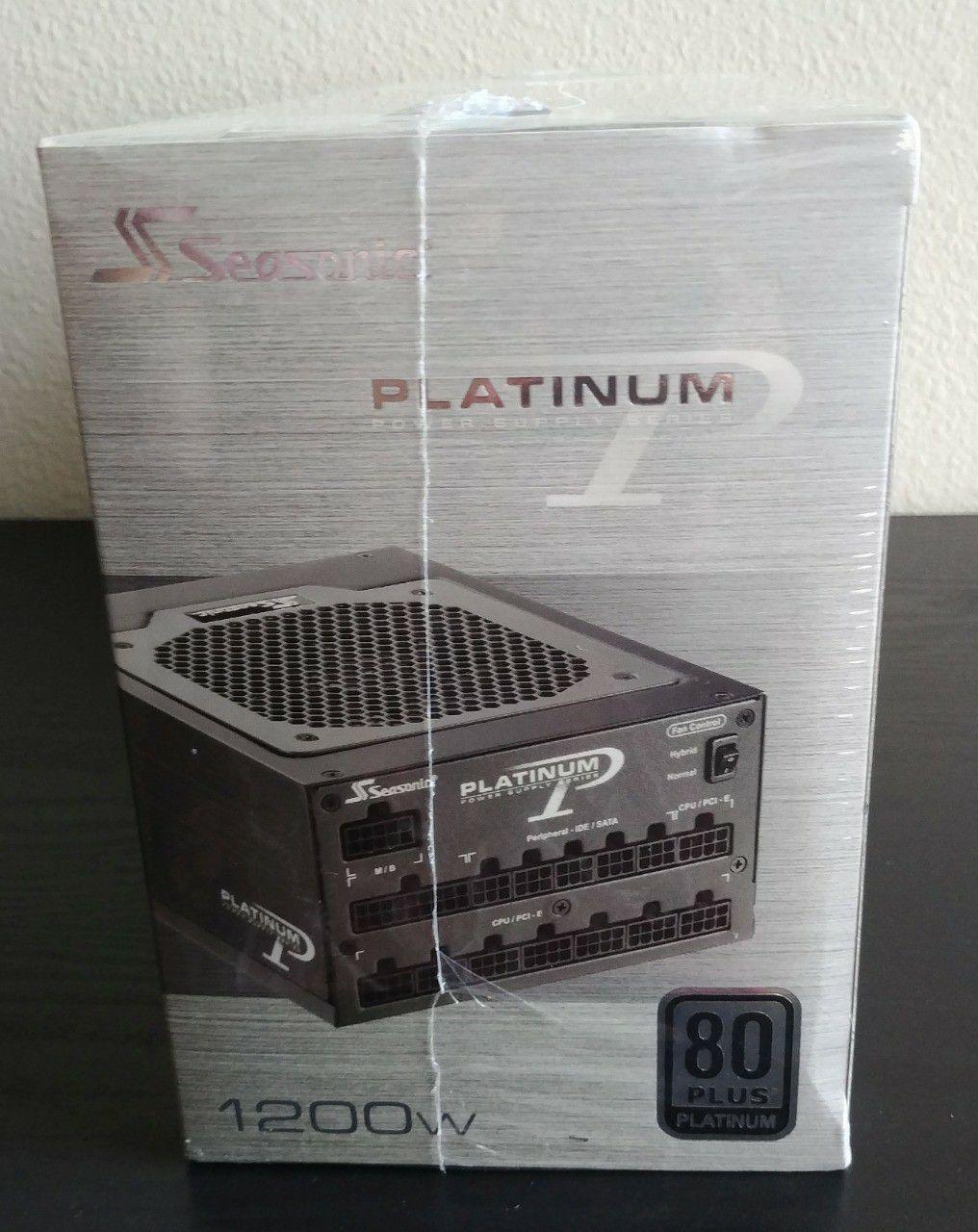 Seasonic Platinum 1200W, 80 Plus Platinum Fully Modular Power Supply (Brand New)