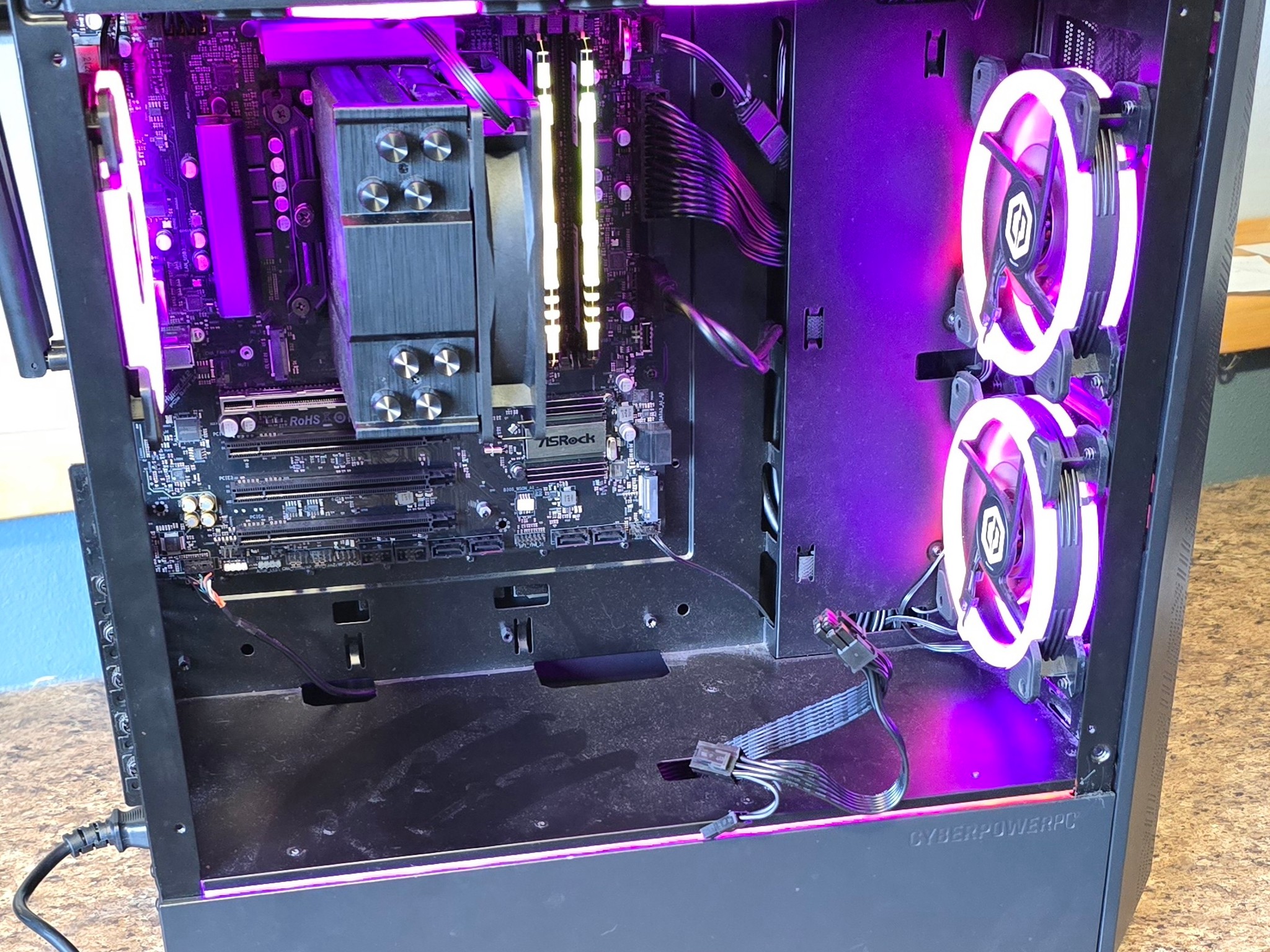 Motherboard case combo (read description)