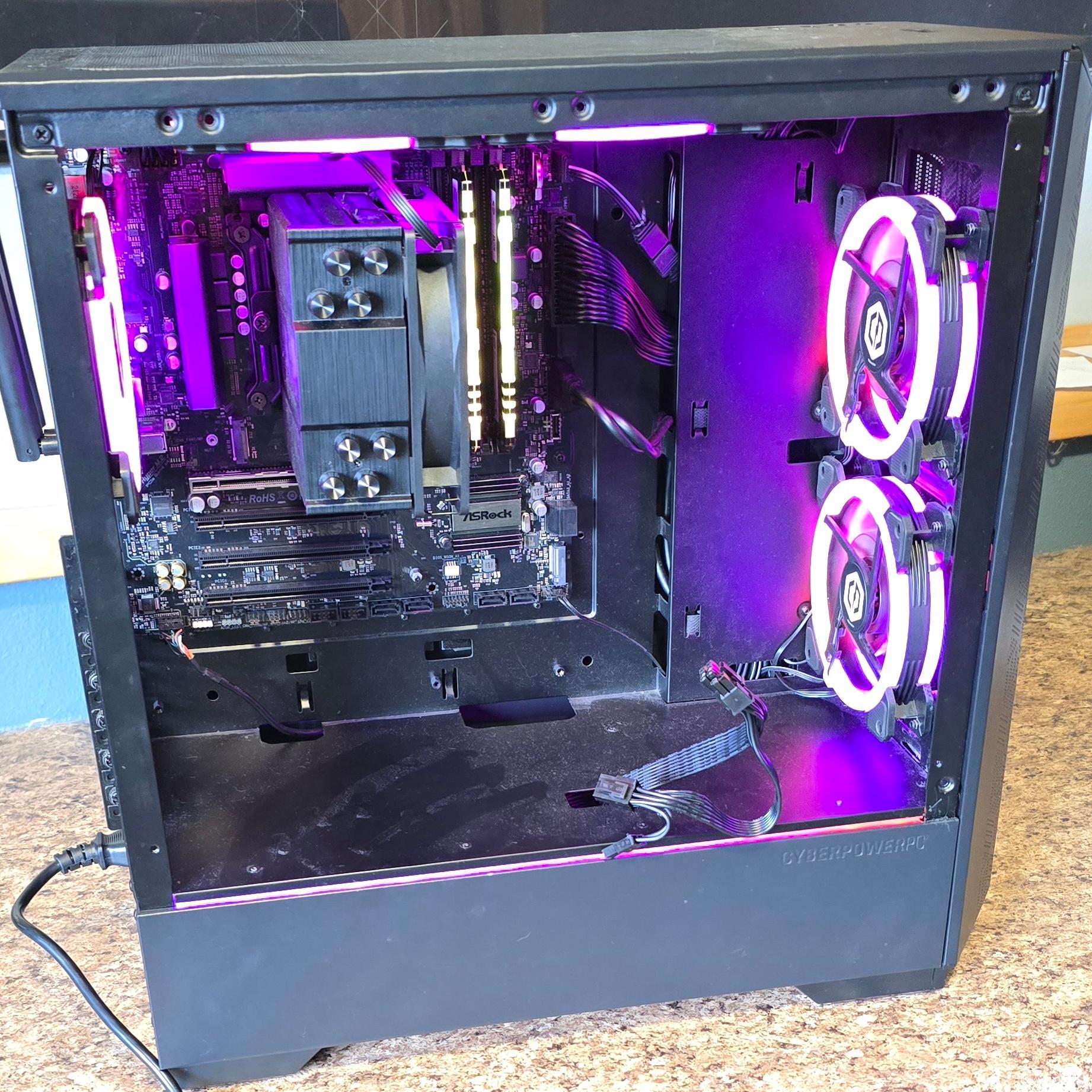 Motherboard case combo (read description)