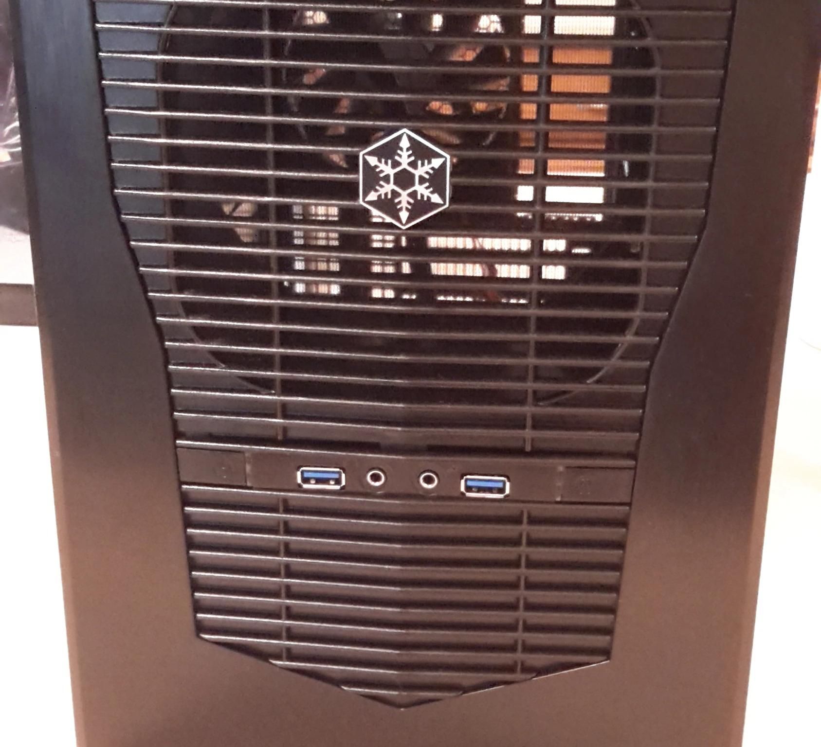 Silverstone Technology Micro-ATX, Mini-ITX Mini-Tower Computer Case, Black Steel SG09B