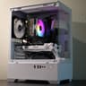 White Gaming PC | Windows 11 Pro | RX480 | R3 3100 | 512GB SSD | 16 GB RAM | WiFi and BLE
