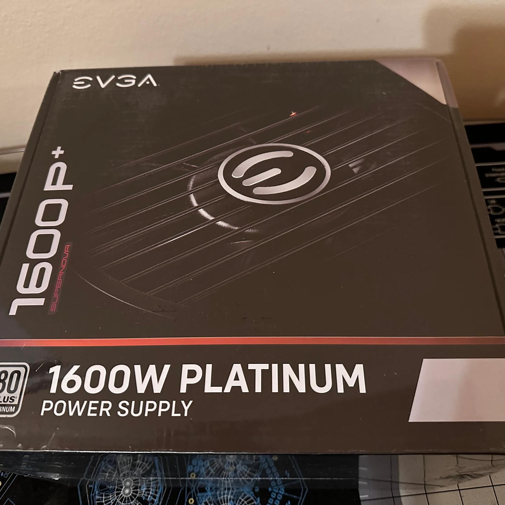 BNIB EVGA SuperNOVA 1600 P+, 80+ PLATINUM 1600W 220-PP-1600-X1