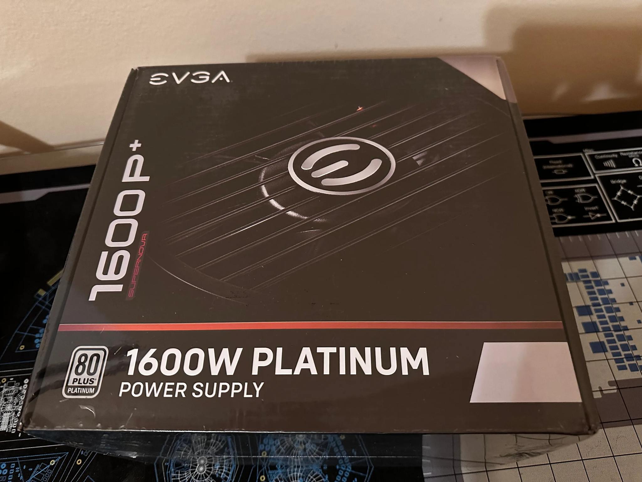 BNIB EVGA SuperNOVA 1600 P+, 80+ PLATINUM 1600W 220-PP-1600-X1