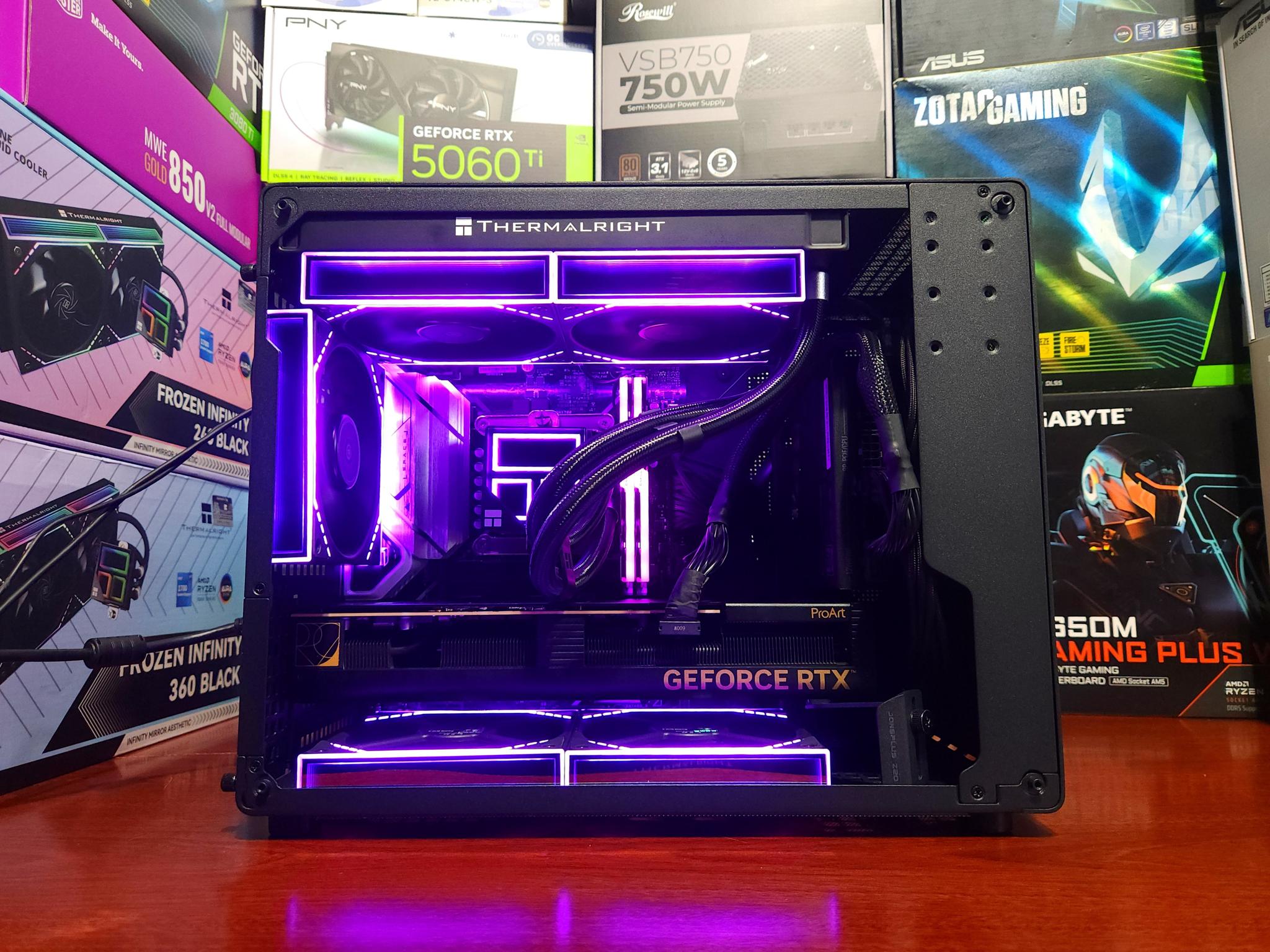 RTX 4070 TI SUPER 16GB | Intel i5-13600KF | 32GB DDR4 3600MTs | 2 TB NVME | 1100W | WIFI & BT | AIO