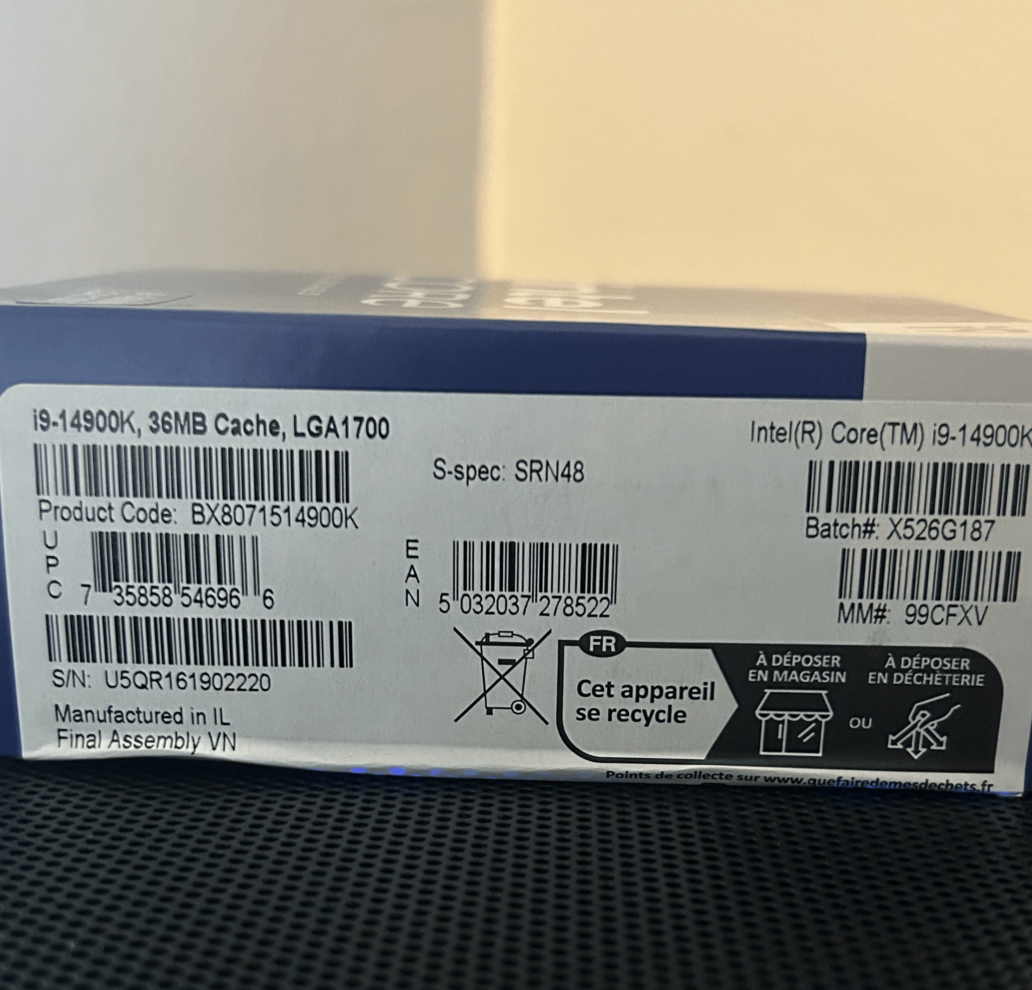*BRAND NEW SEALED* Intel i9-14900K Up To 6 GHz CPU 24-Core