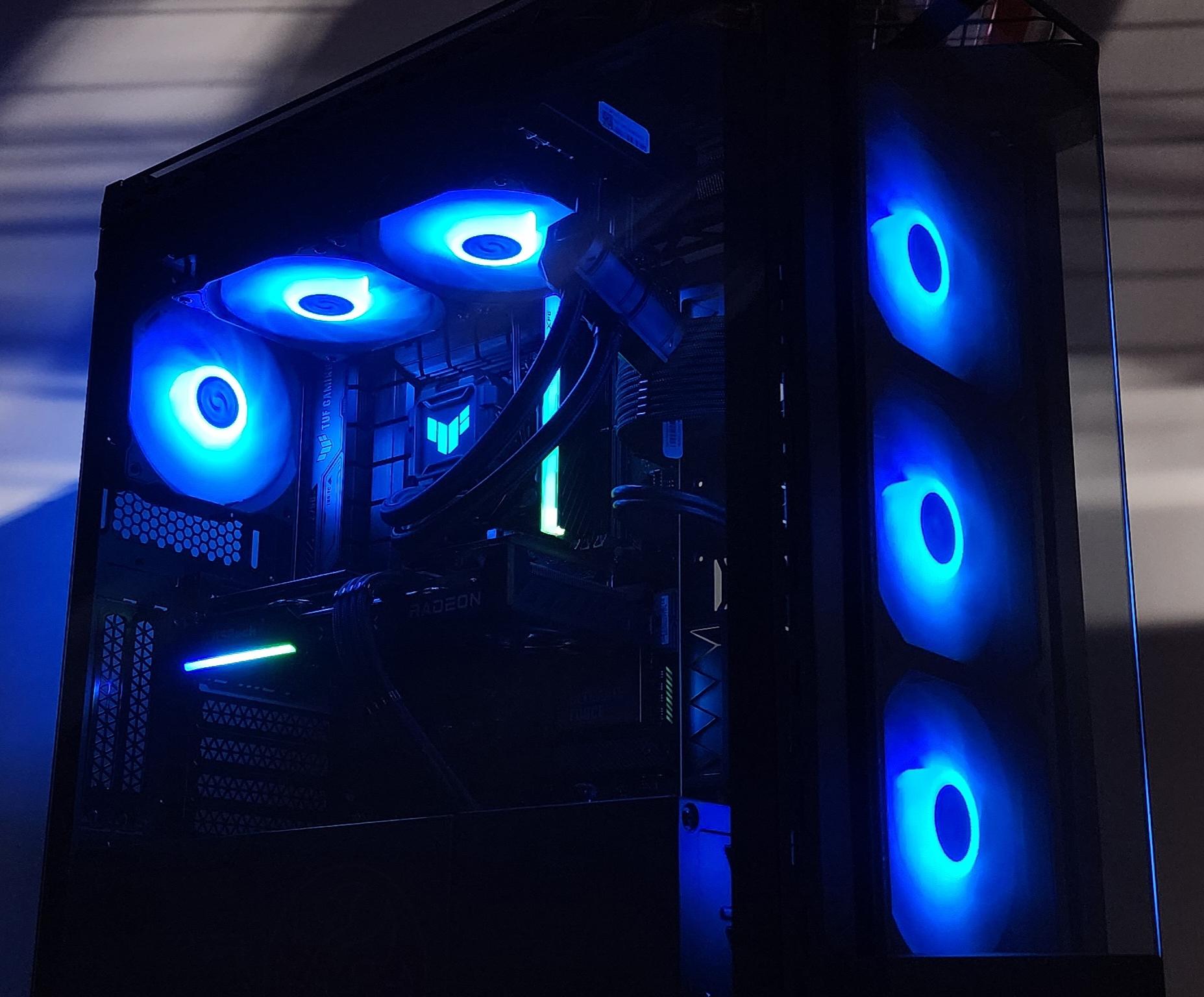 Gaming PC i5-14400F 16GB RAM 1TB SSD RX 9060 8GB Windows 11 Computer