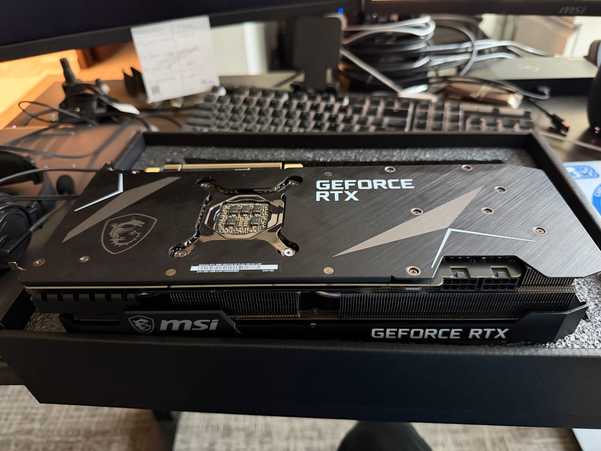MSI VENTUS 3X PLUS OC GeForce RTX 3080 10GB LHR