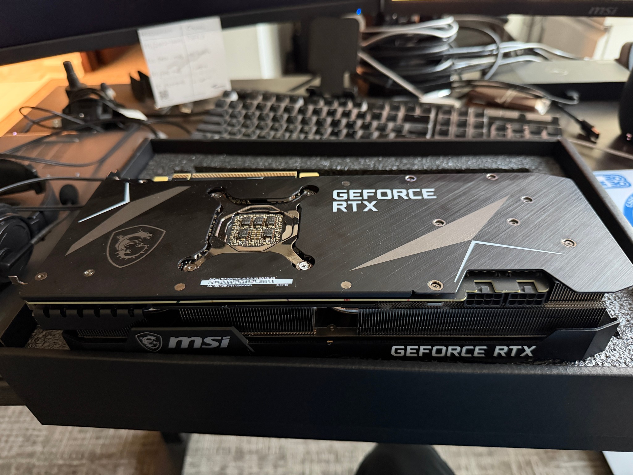 MSI VENTUS 3X PLUS OC GeForce RTX 3080 10GB LHR