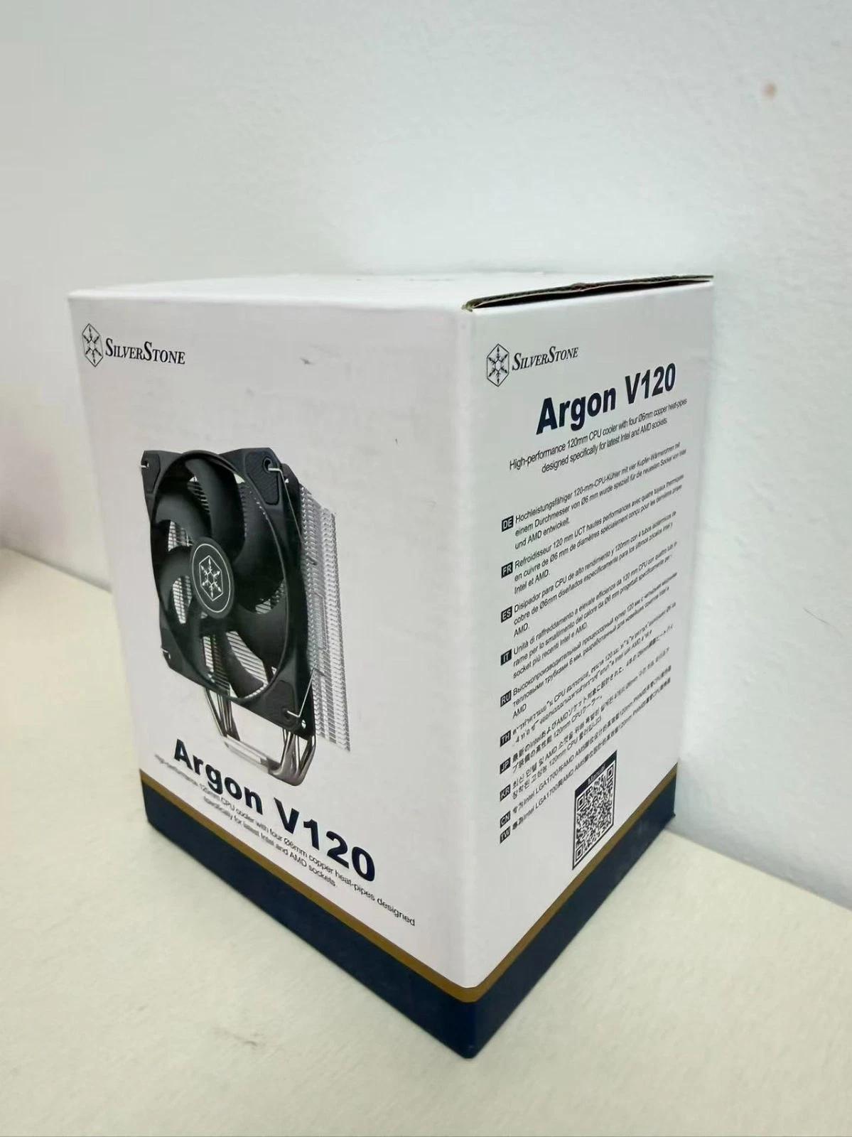 Silverstone ARV120B Intel LGA1700/1850 AMD AM4/AM5 Socket ARGON V120 CPU Cooler