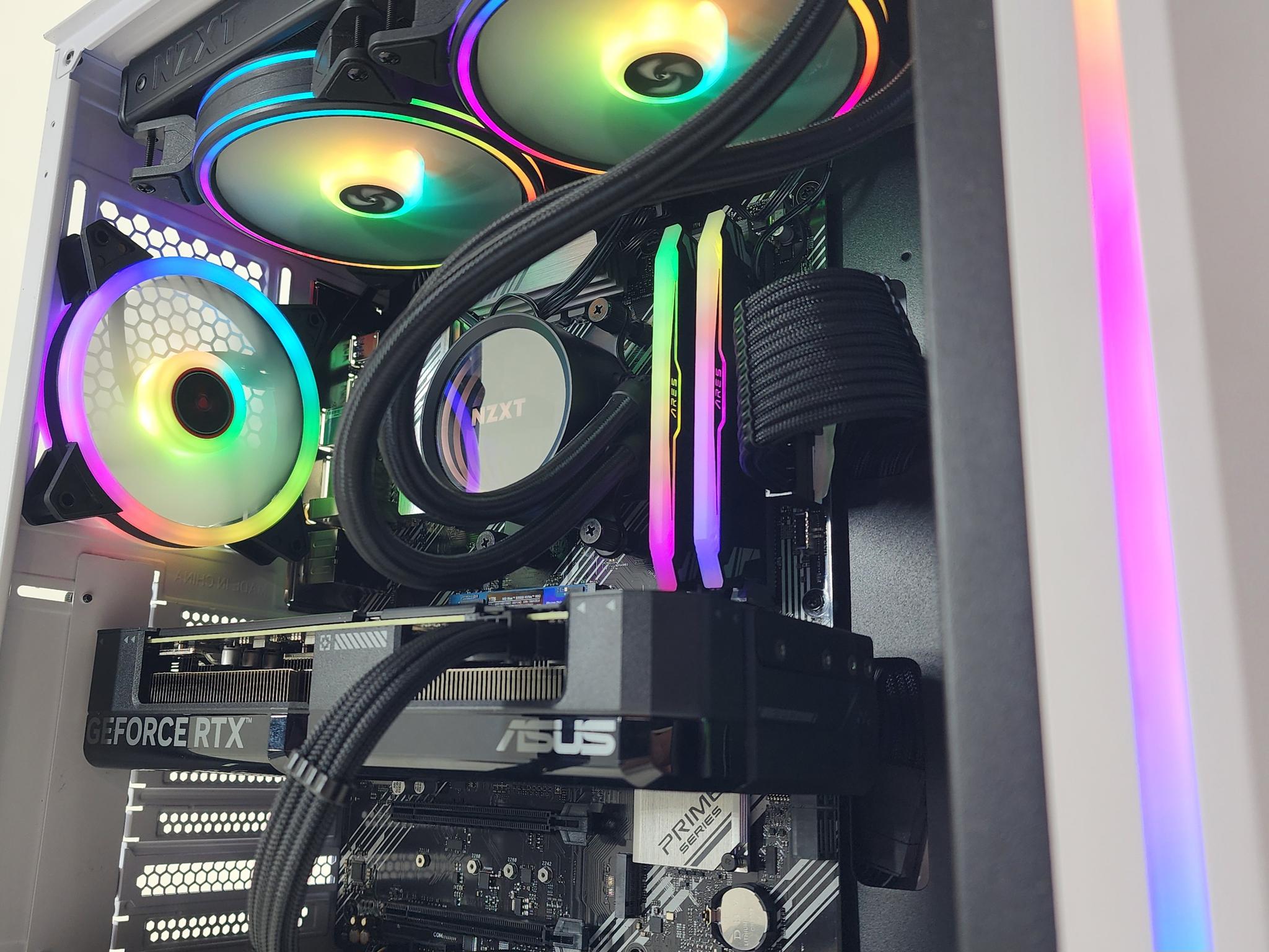 Gaming PC Ryzen 7 5700X3D 32GB RAM 1TB SSD RTX 4070 12GB Windows 11 Computer