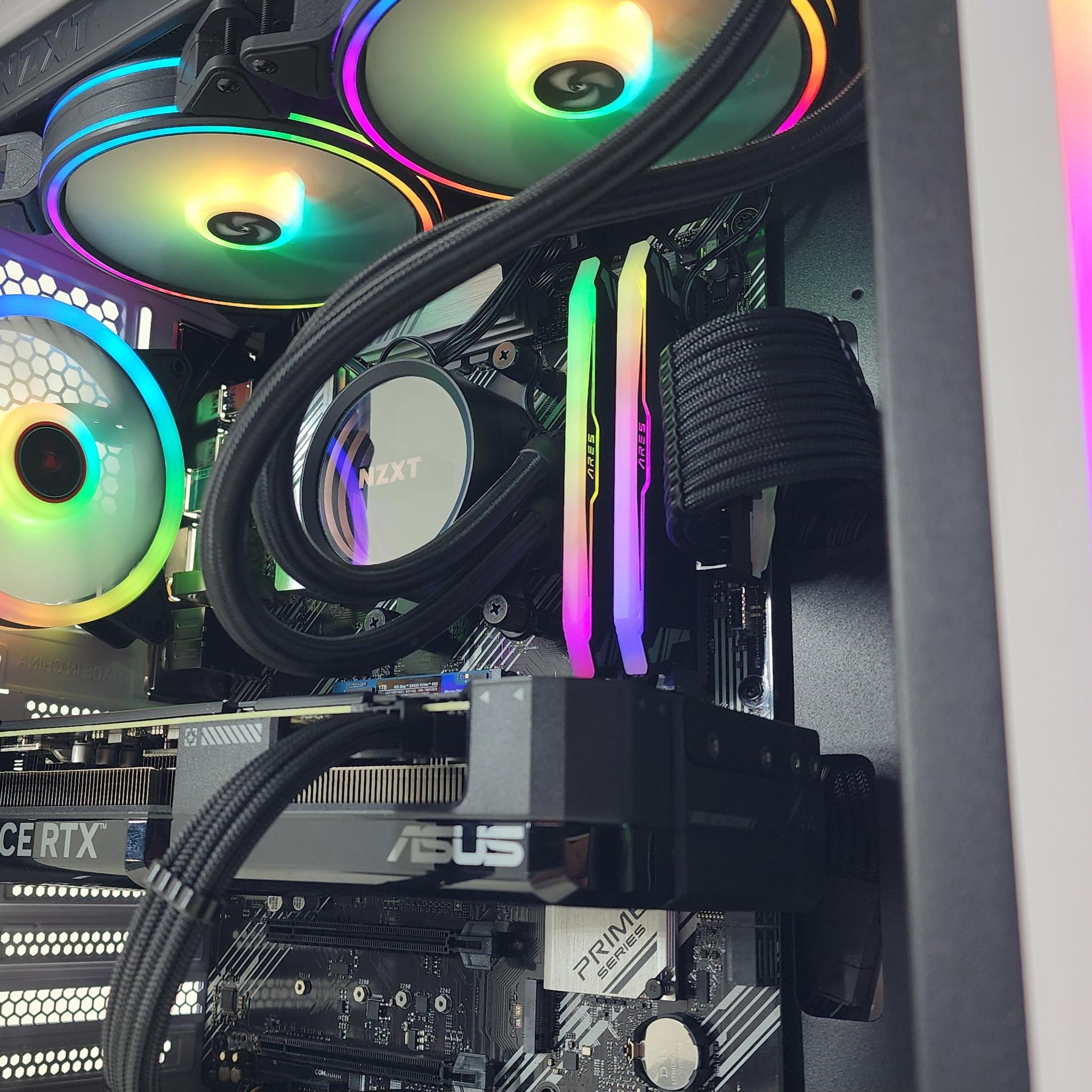 Gaming PC Ryzen 7 5700X3D 32GB RAM 1TB SSD RTX 4070 12GB Windows 11 Computer