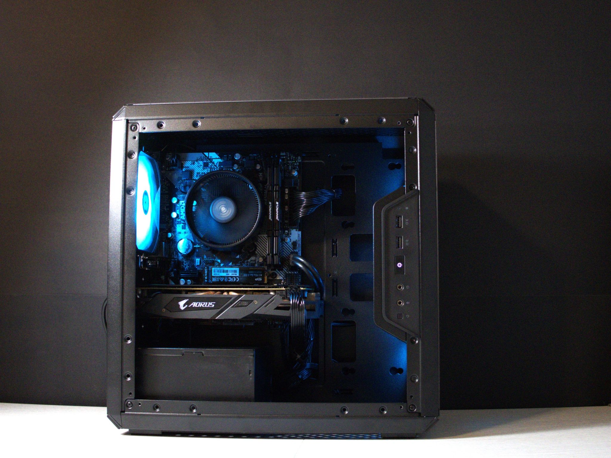 👽DARK HOLE👽 Gaming PC | AMD Ryzen 5 3600 | 16GB | RX 580 8GB | 512GB SSD | Win11 | Wi-Fi