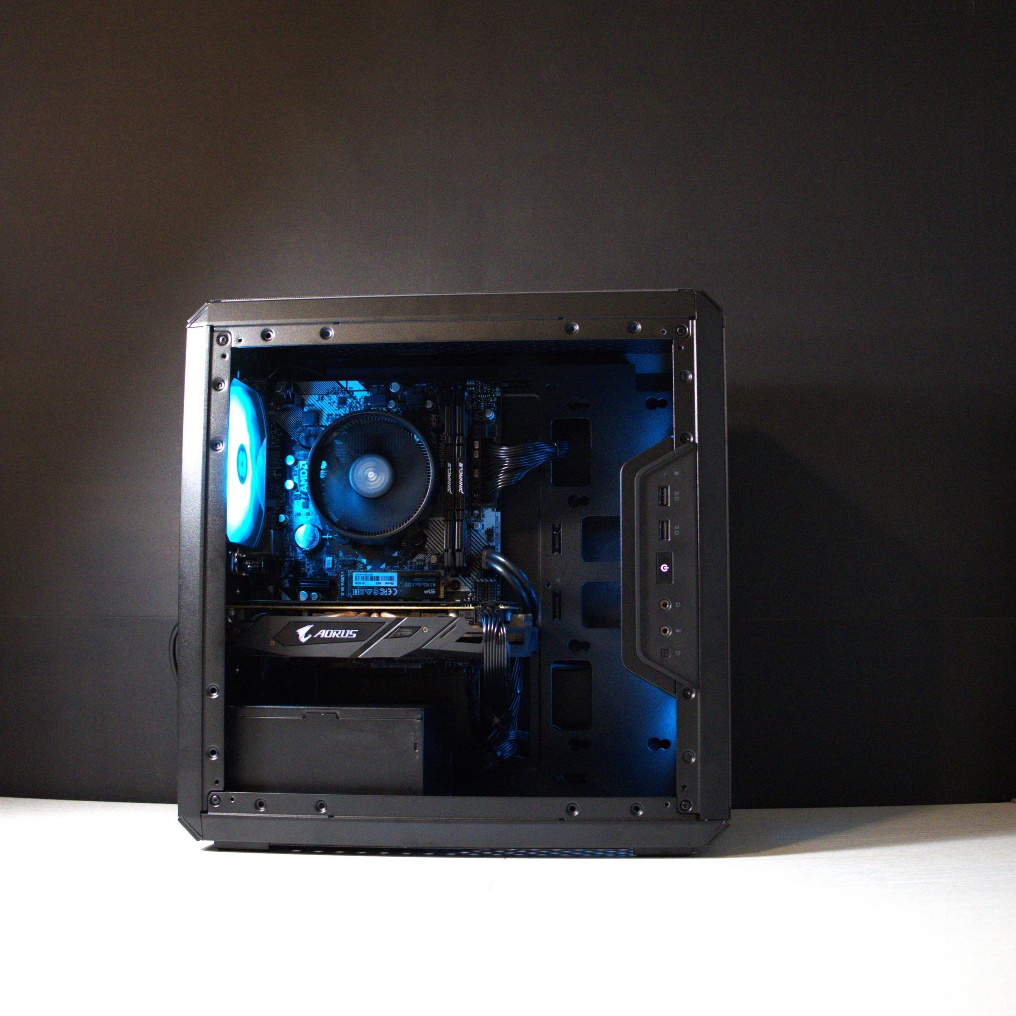 👽DARK HOLE👽 Gaming PC | AMD Ryzen 5 3600 | 16GB | RX 580 8GB | 512GB SSD | Win11 | Wi-Fi