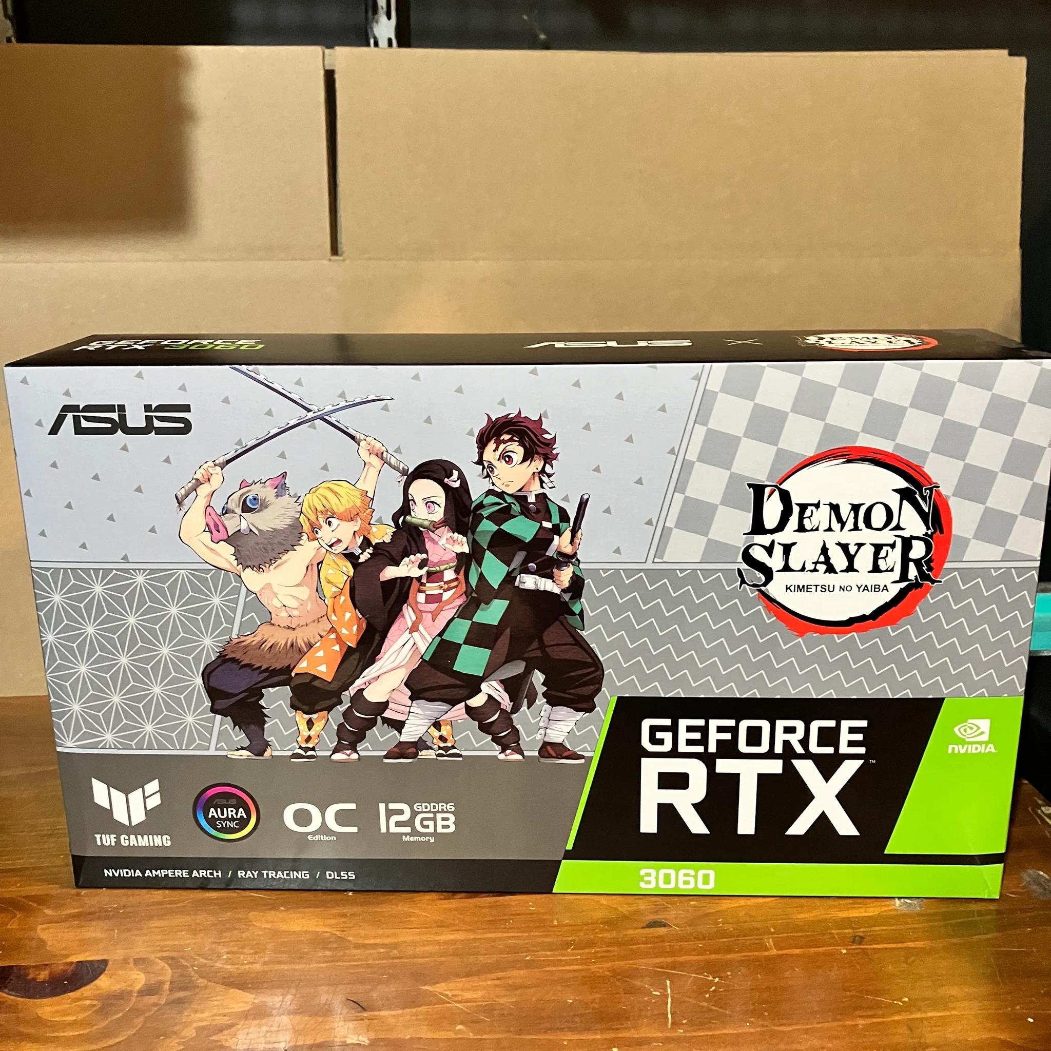 UNOPENED ASUS Tuf RTX 3060 Demon Slayer Limited Edition