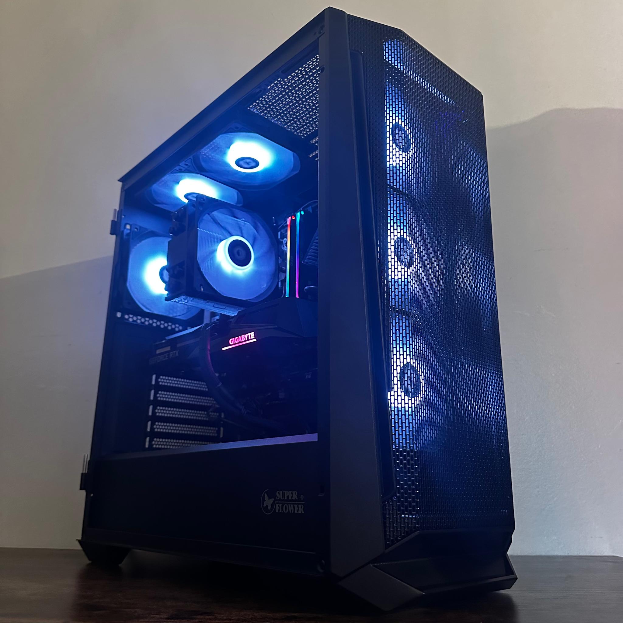 Gaming PC (Ryzen 5 5600 + RTX 3060 12GB + 32GB RGB RAM)