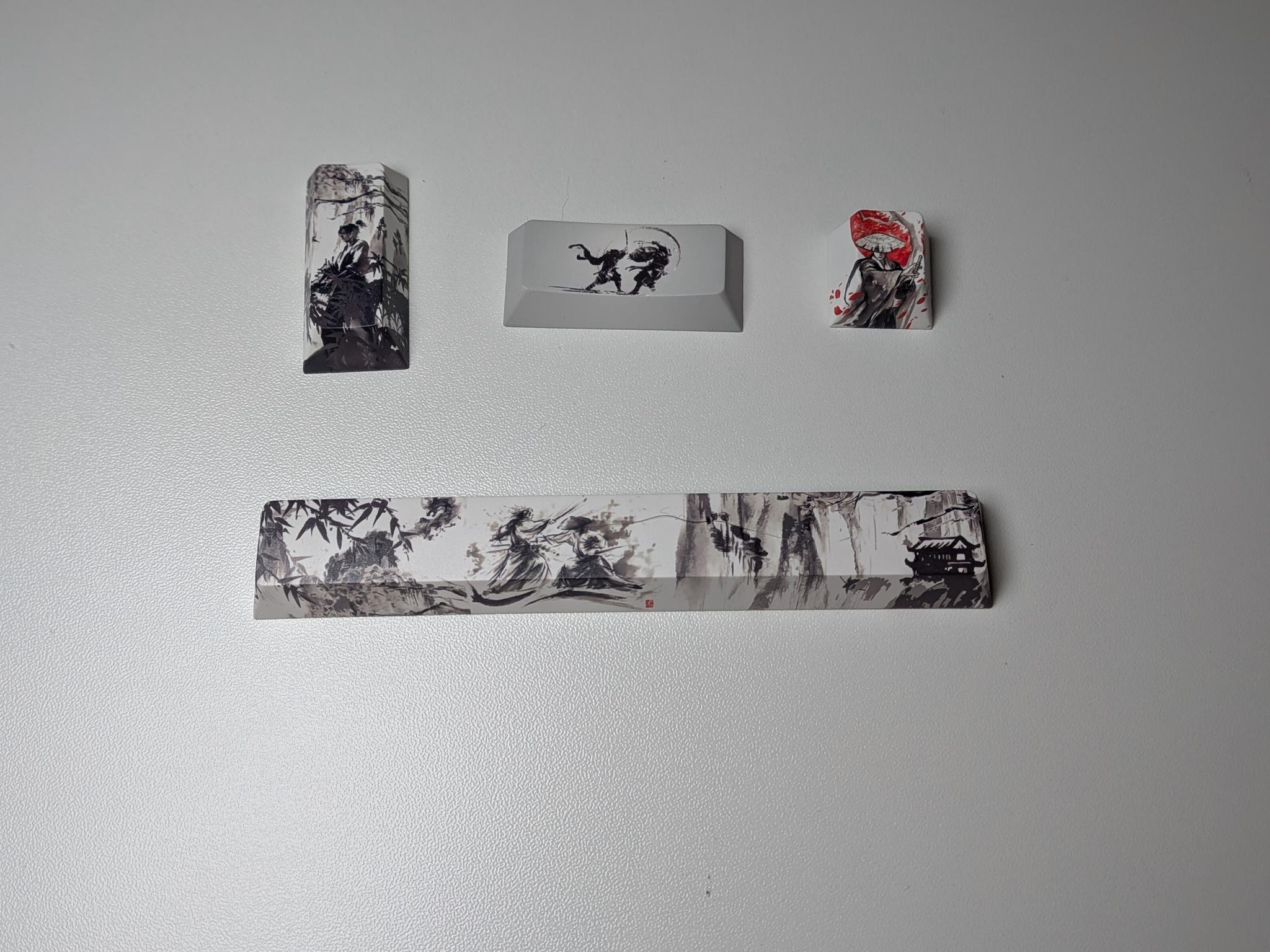 Samurai Accent Keycap Set