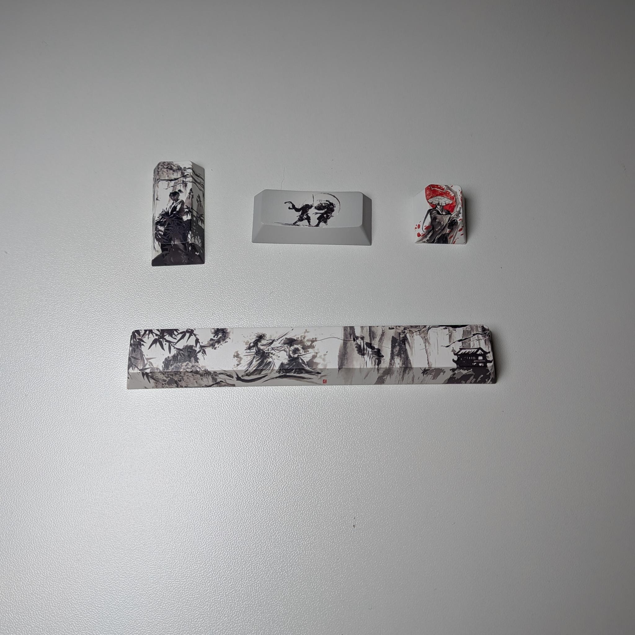 Samurai Accent Keycap Set