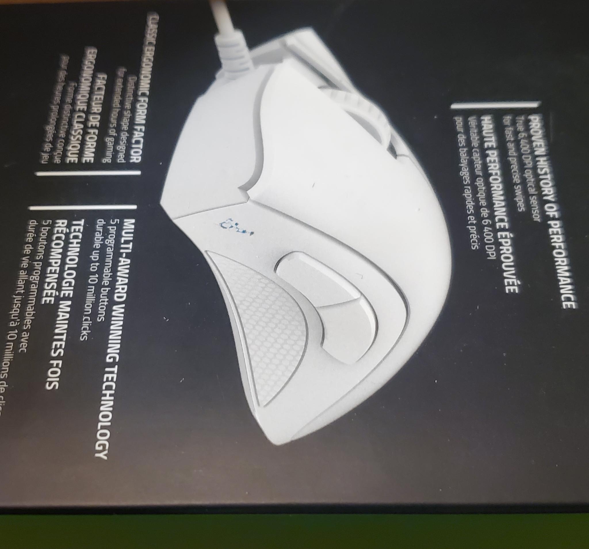 RAZER DEATHADDER ESSENTIAL WHITE EDITION