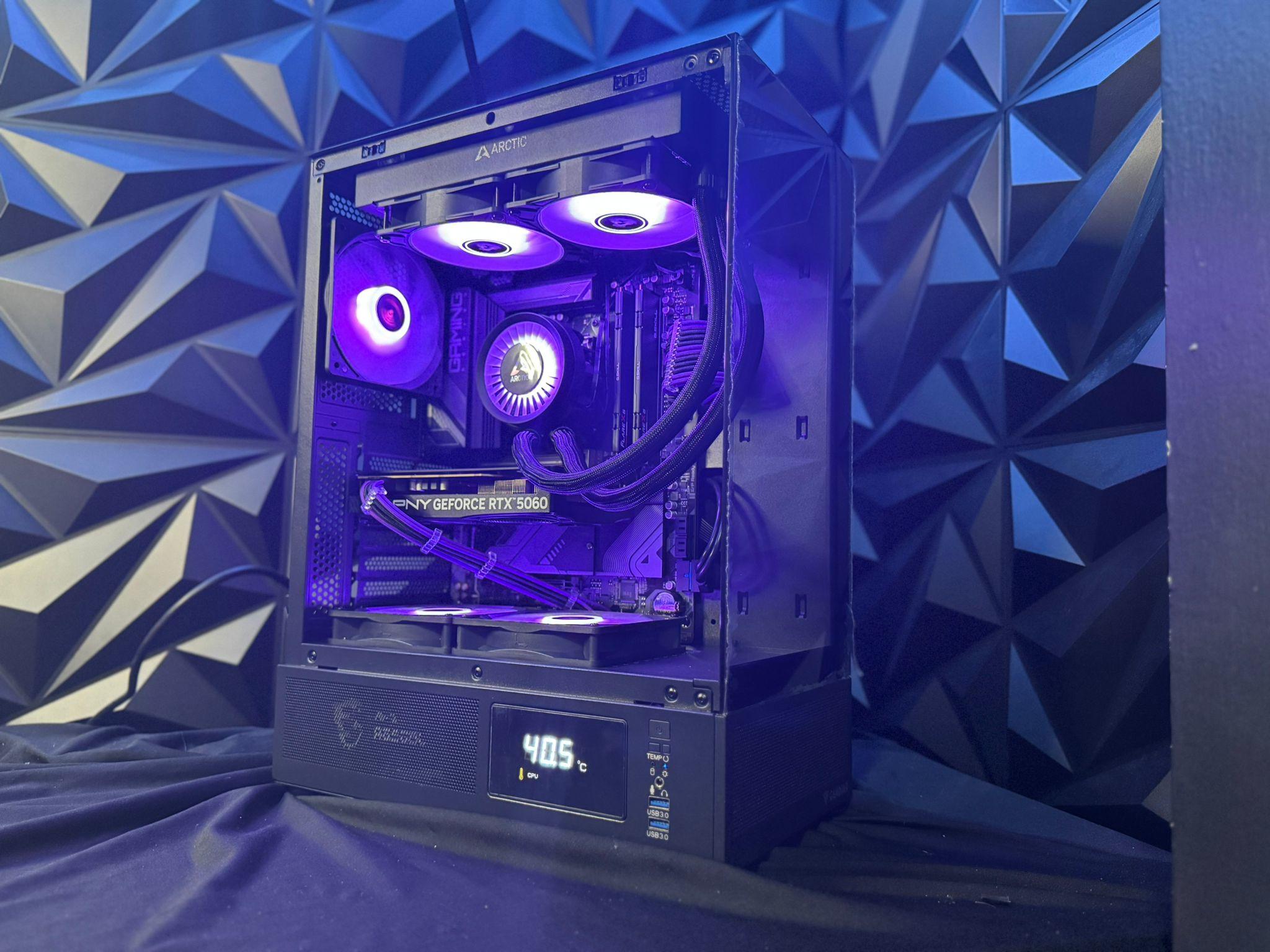 🎭 Purple Rain 🌧️💜 Ryzen 5 9600X| RTX 5060|  32 GB DDR5| 2 TB NVMe