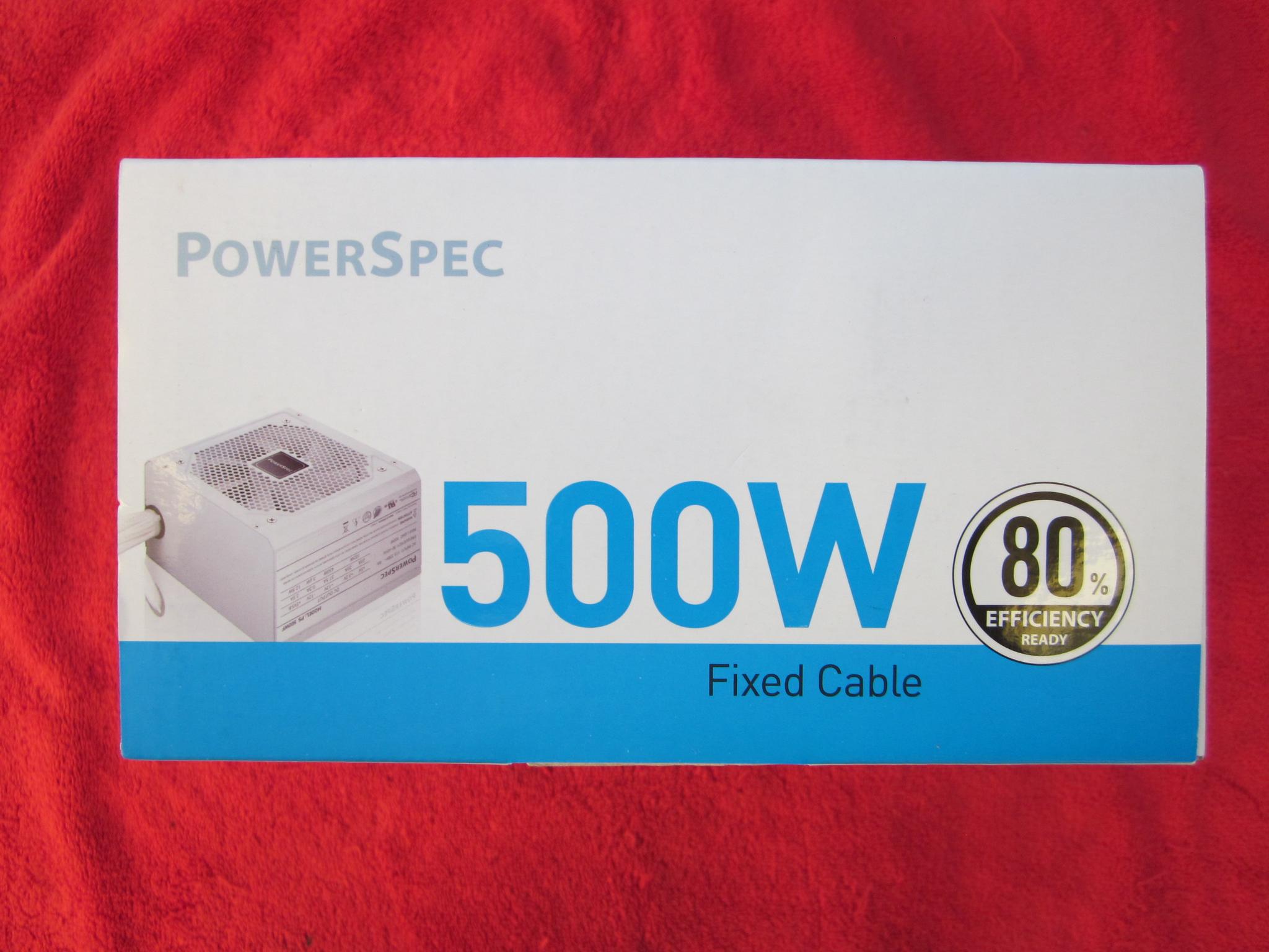 NEW! PowerSpec 500W 80+ Power Supply All White